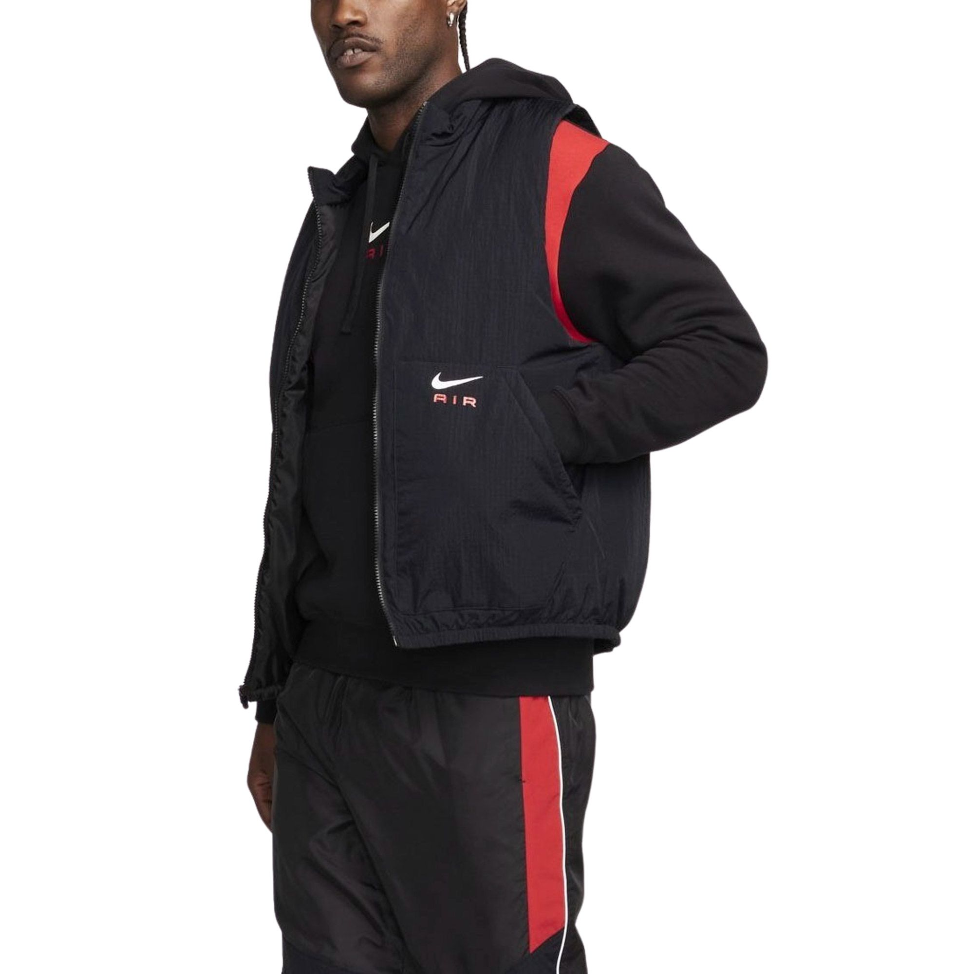 mens black bodywarmer nike