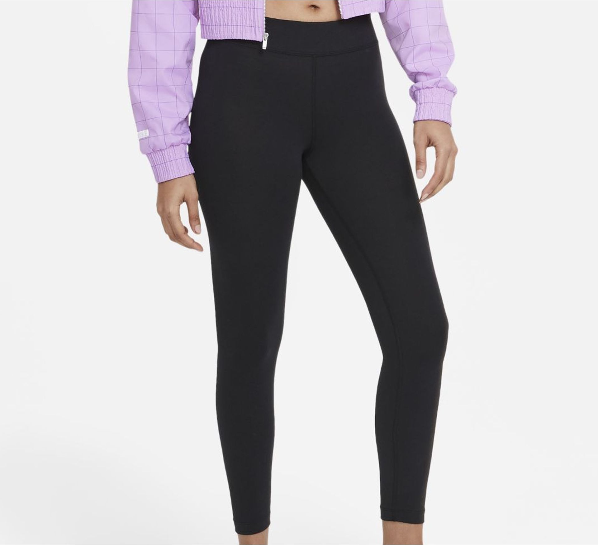 nike sportswear club leggings in black