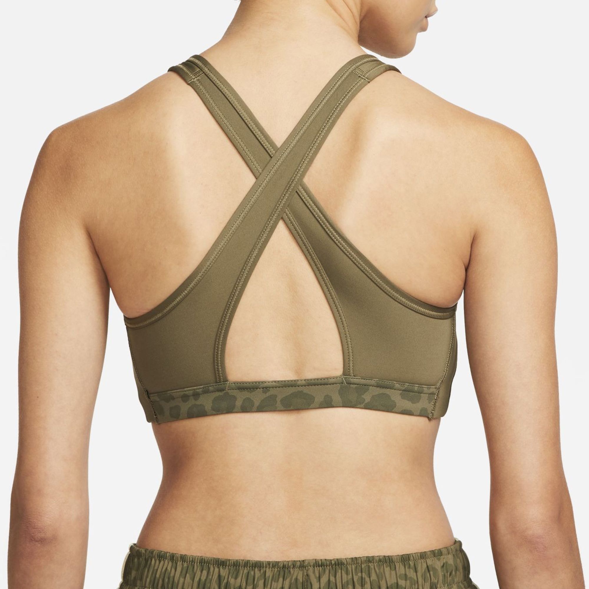 Nike Dri-FIT Swoosh AOP Sport Beha Dames