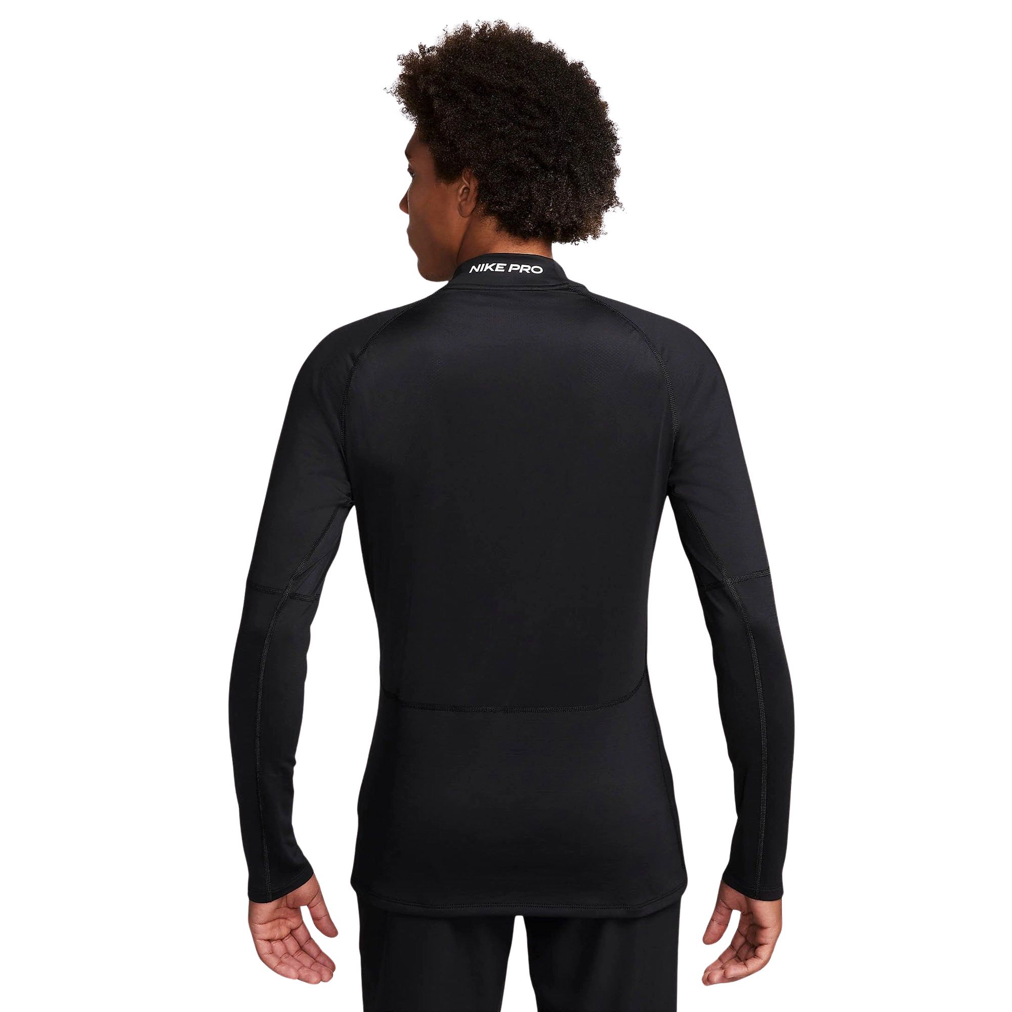 Nike Pro Dri-FIT Warm Mock LS Shirt Heren