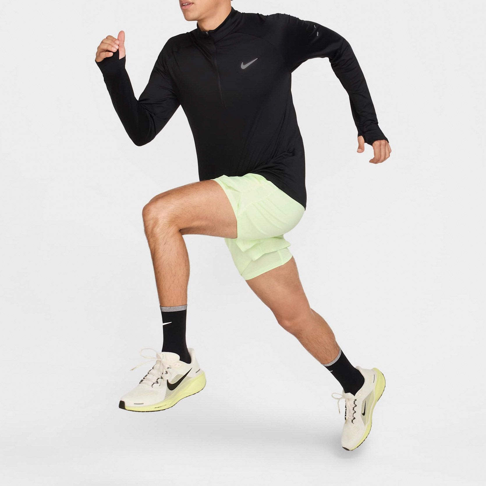 nike half zip and shorts