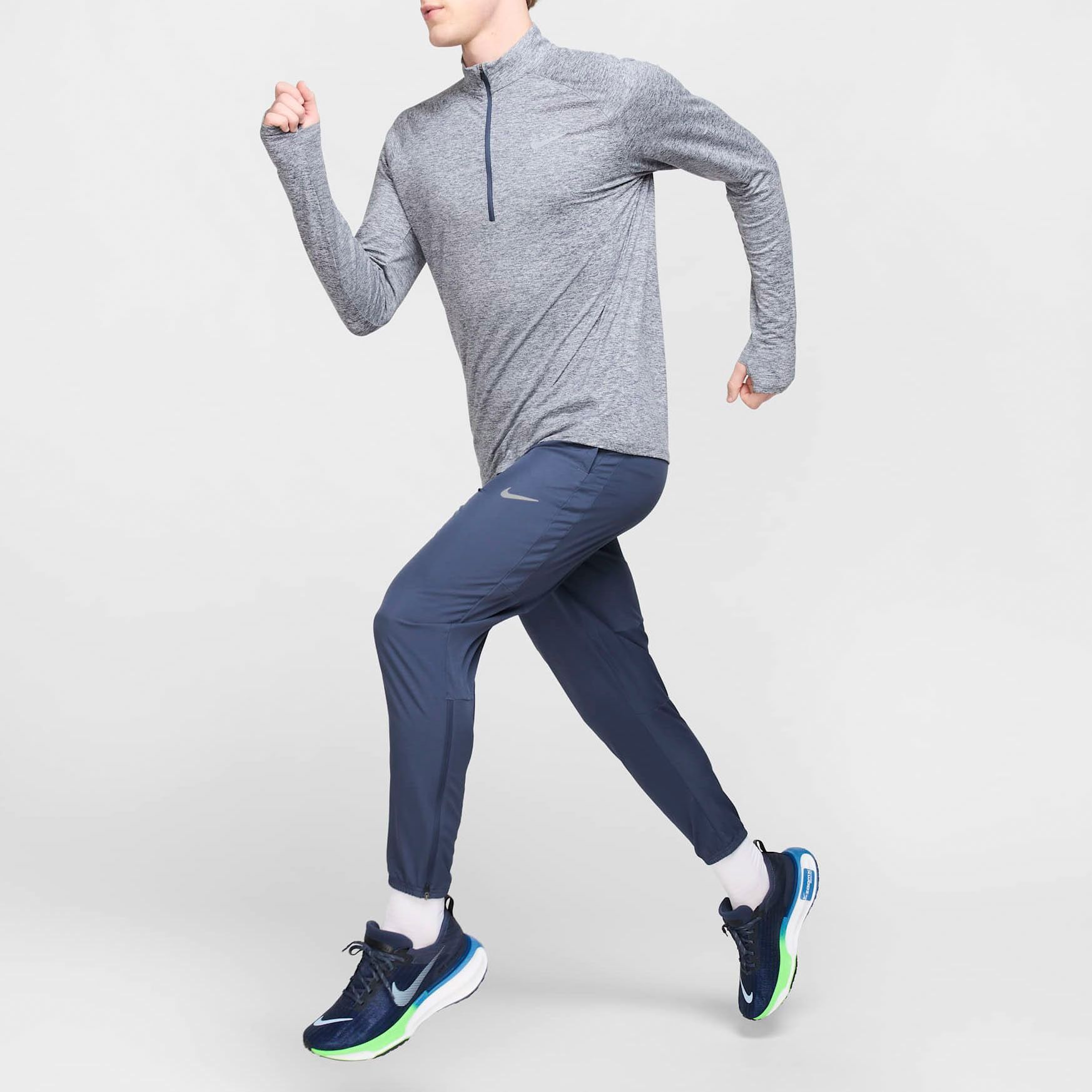 Nike Stride Dri-FIT Half-Zip Hardloopshirt Heren