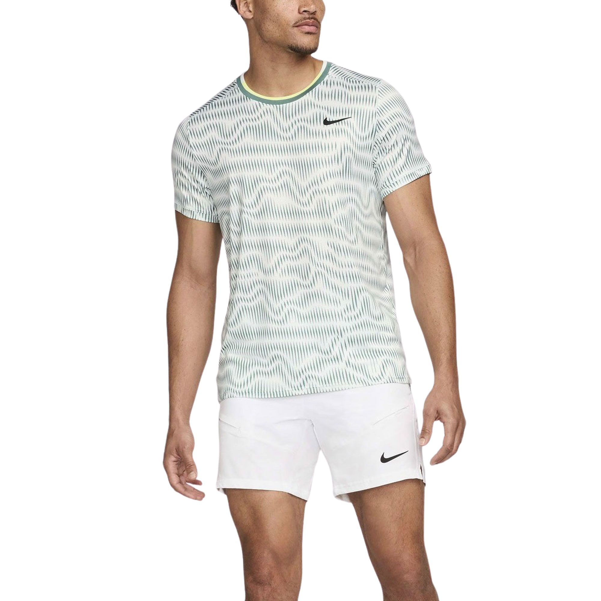 Nike Court Dri-FIT Advantage Printed Shirt Heren