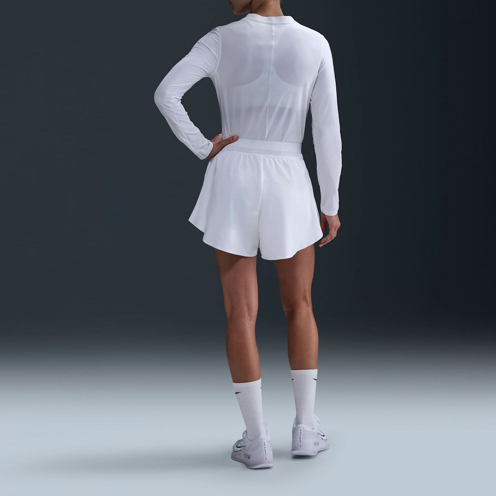 Nike Court Advantage Midlayer Shirt Dames