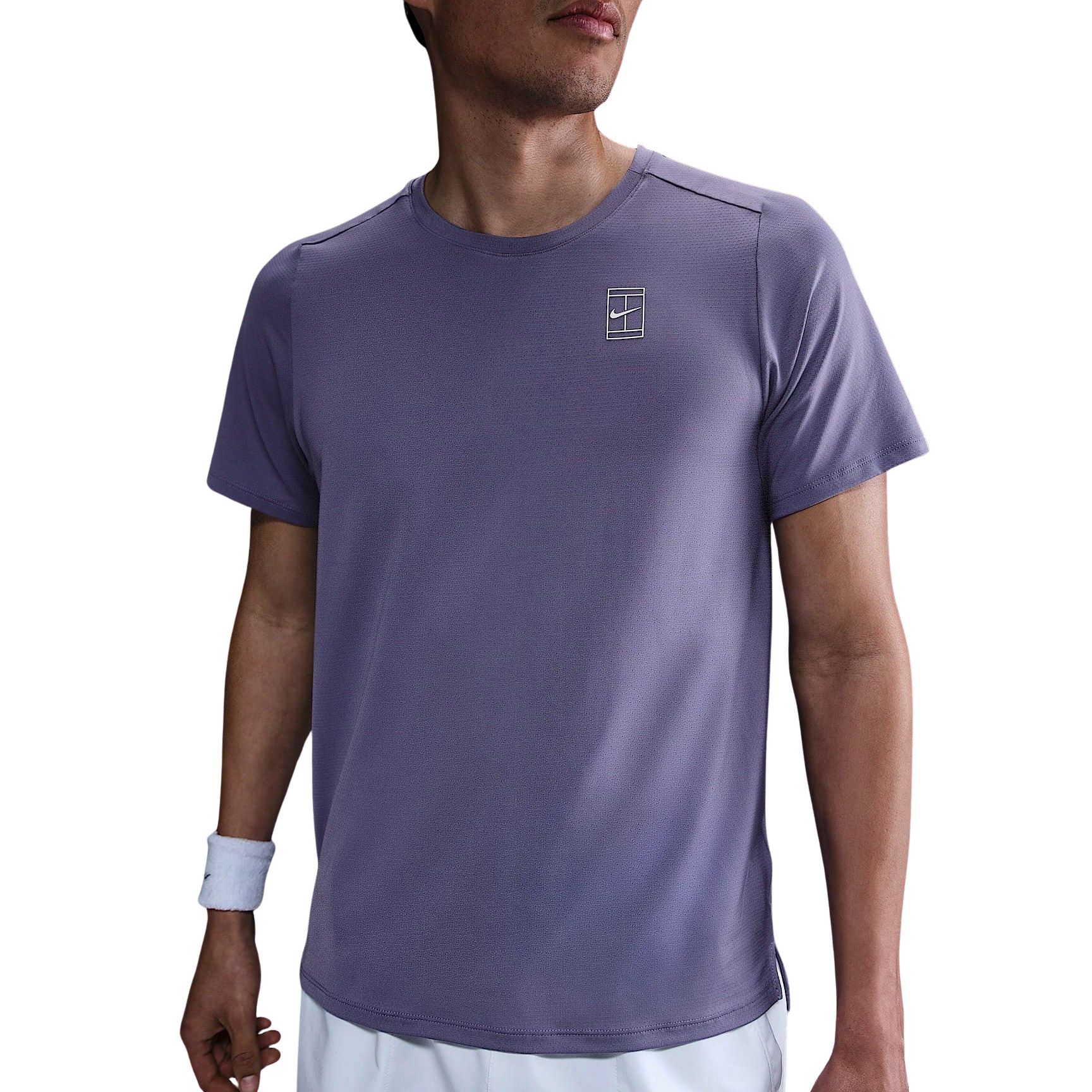 nike court purple shirt