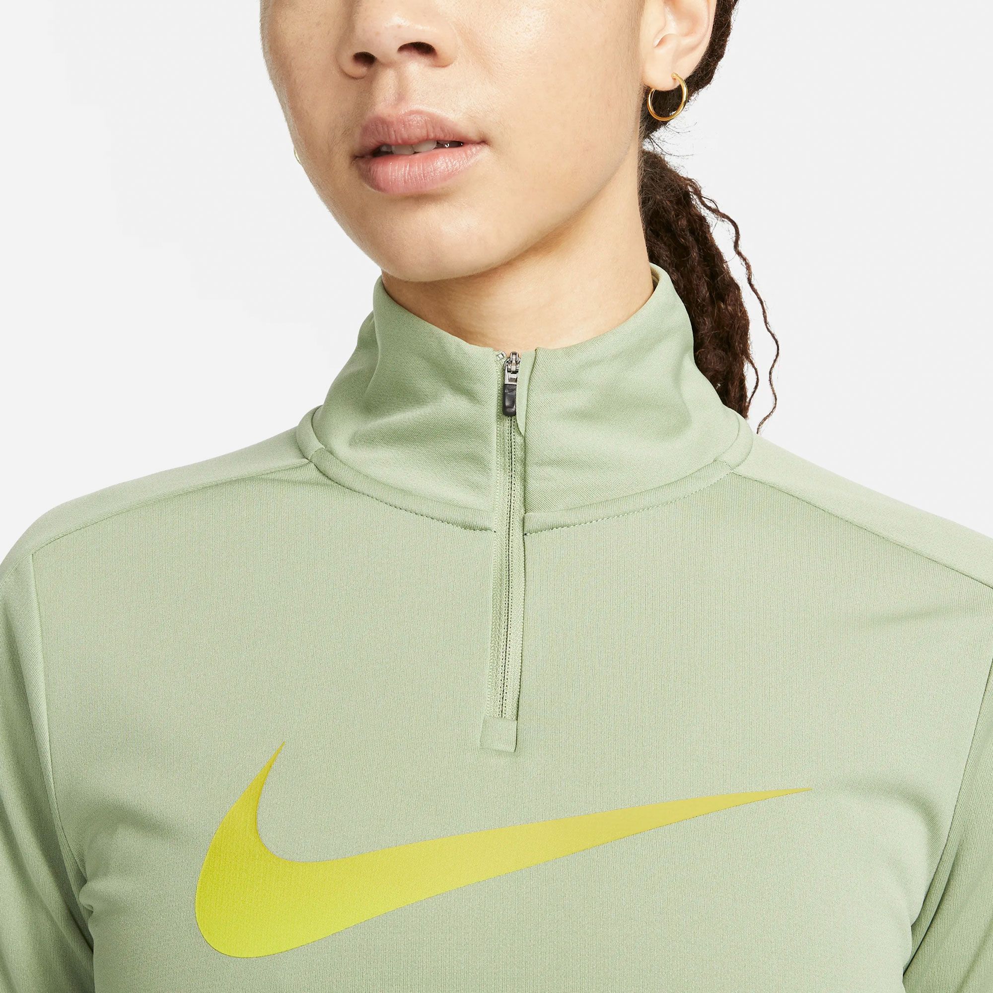 Nike Swoosh Half-zip Top Dames