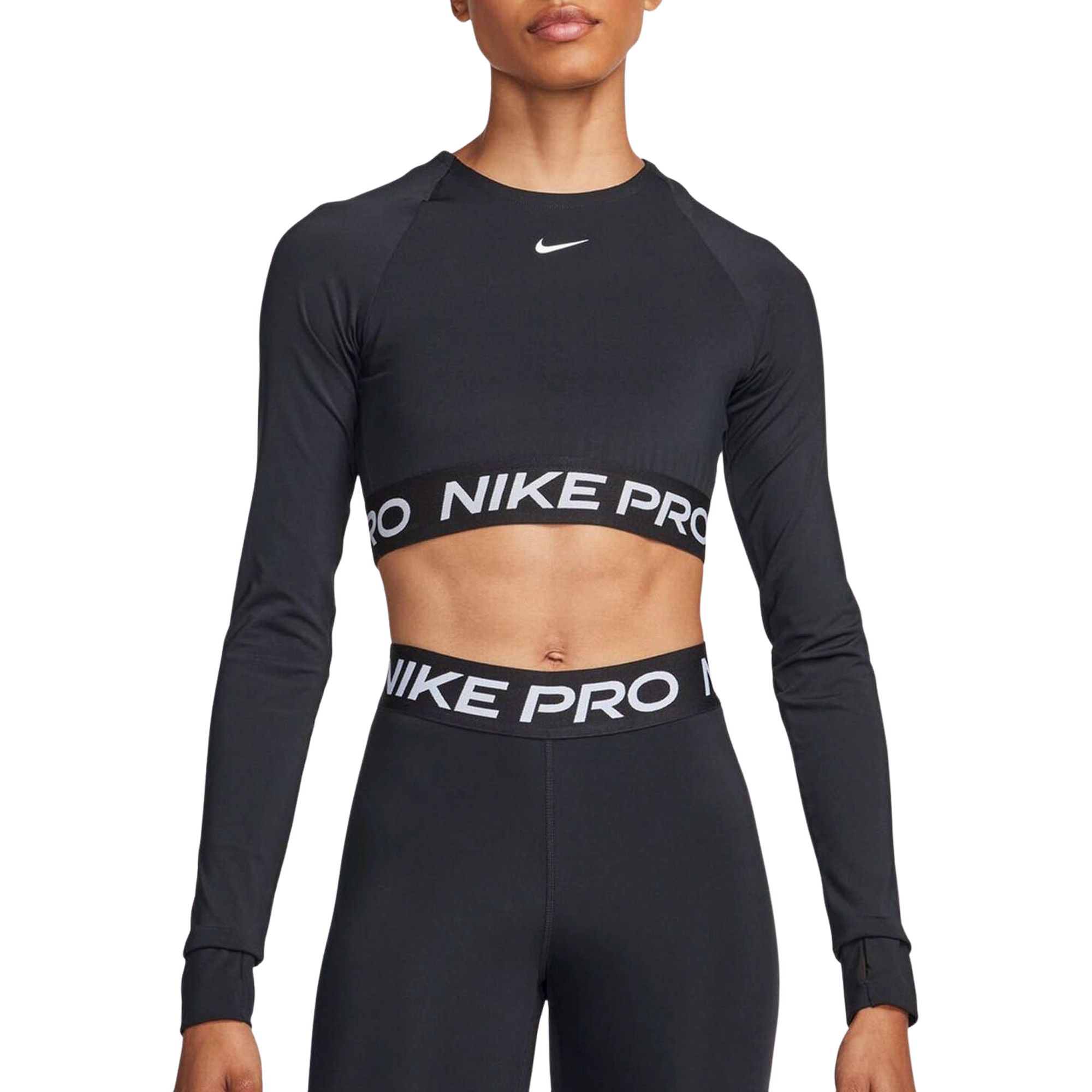 nike women's pro aeroadapt crop top