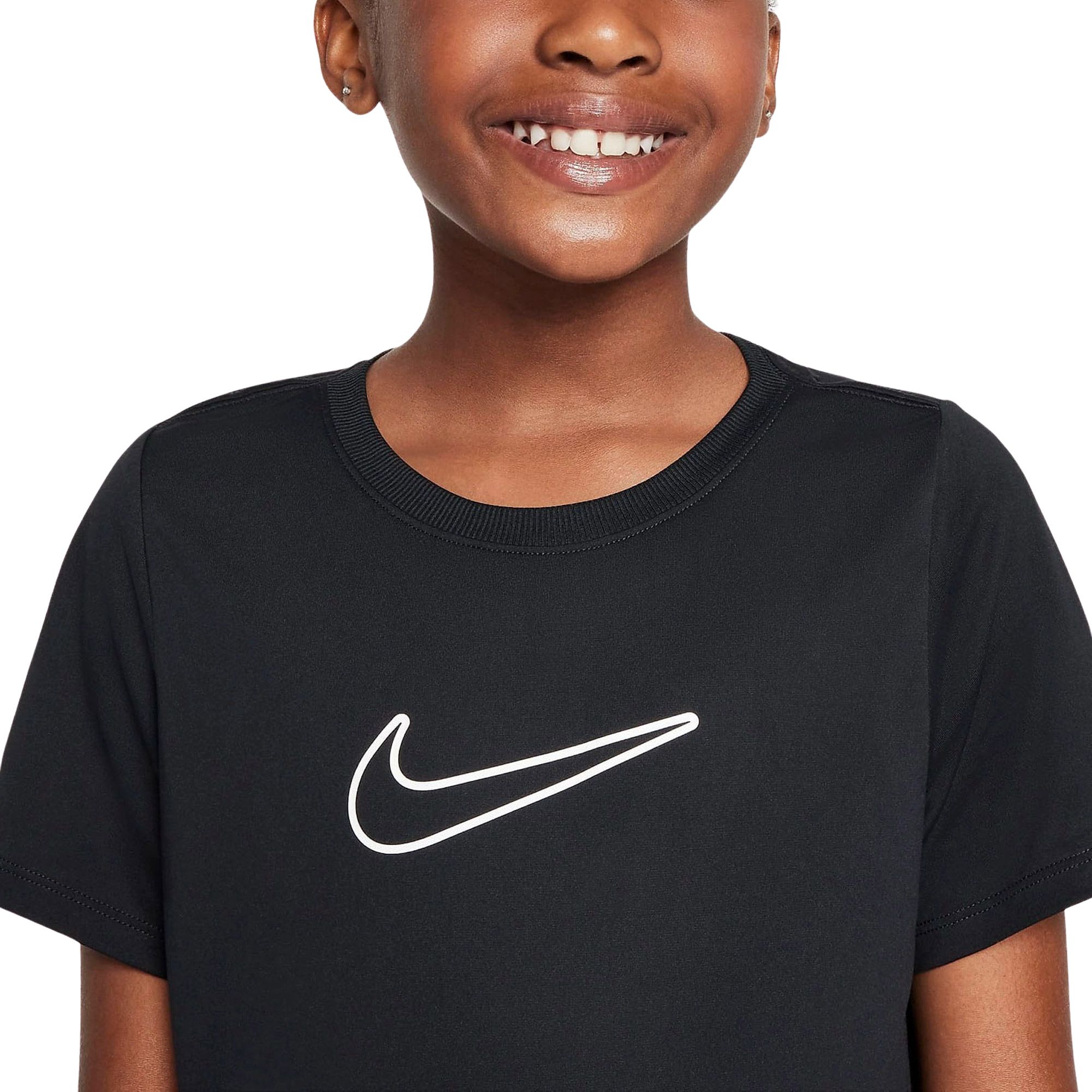 Nike One Fitted Dri-Fit Shirt Meisjes