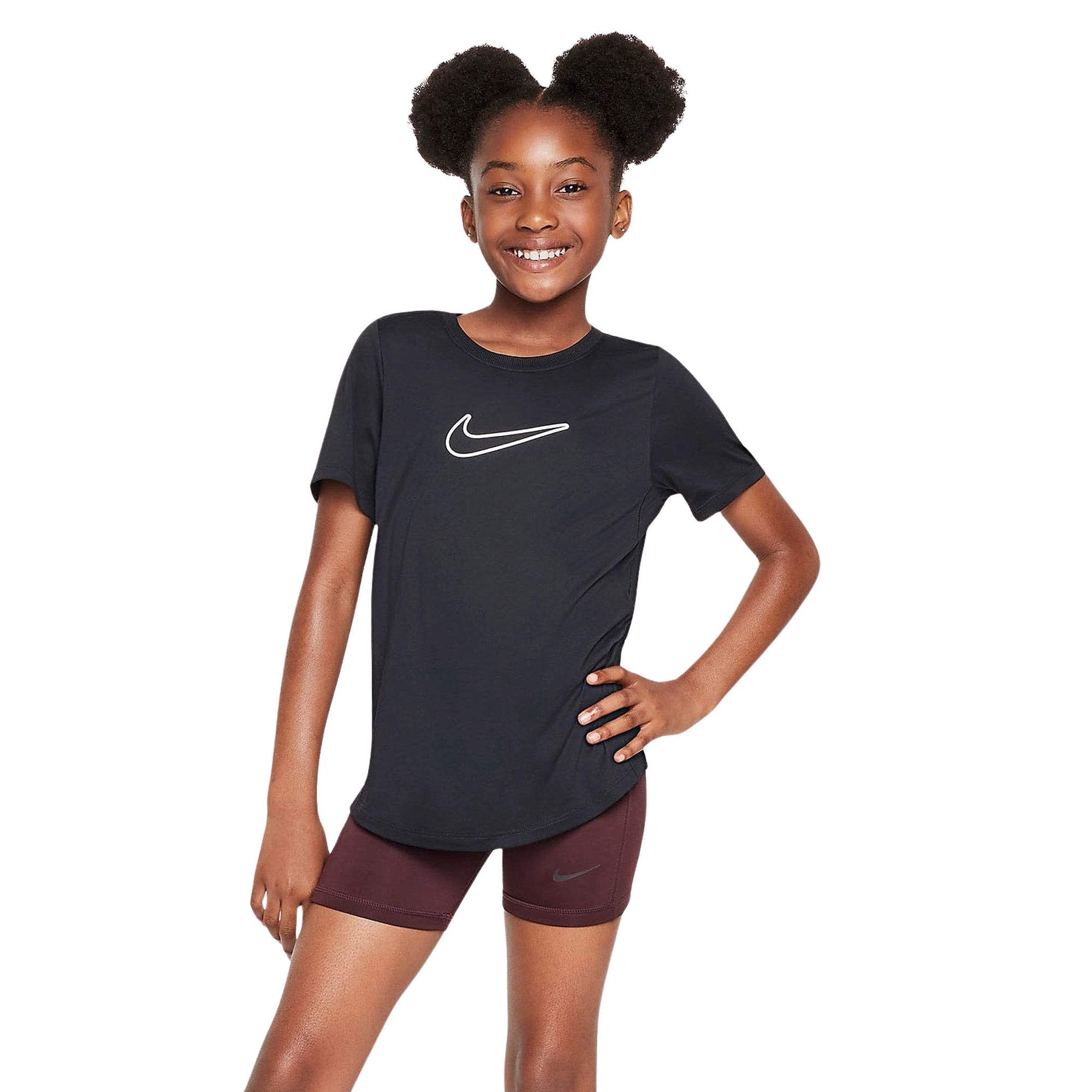 Nike One Fitted Dri-Fit Shirt Meisjes