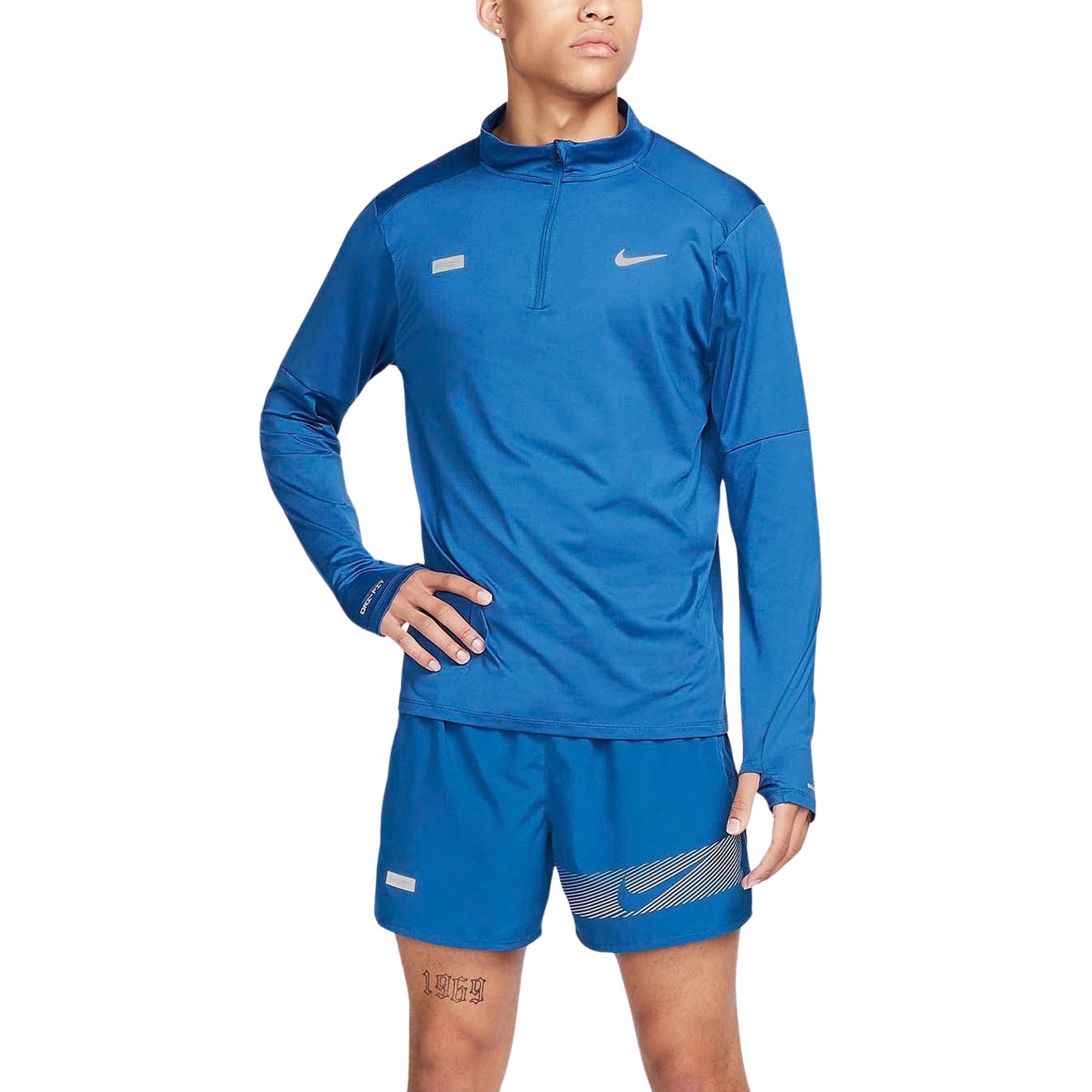 Nike Dri-FIT Element Flash Half-Zip Laufshirt Herren | Plutosport