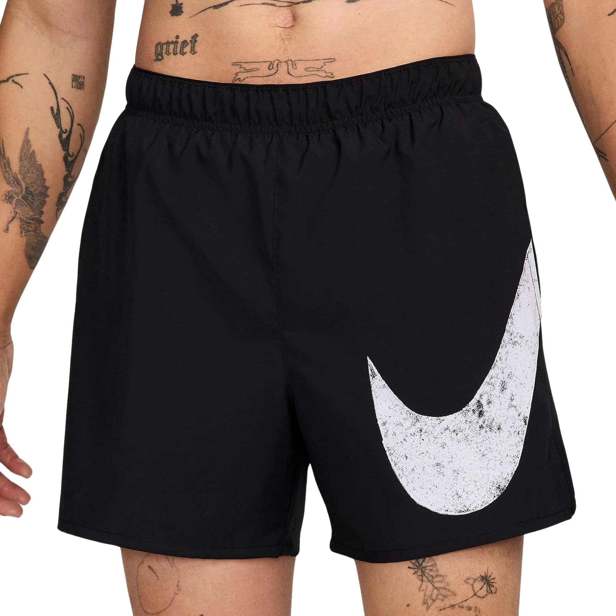 white nike challenger shorts