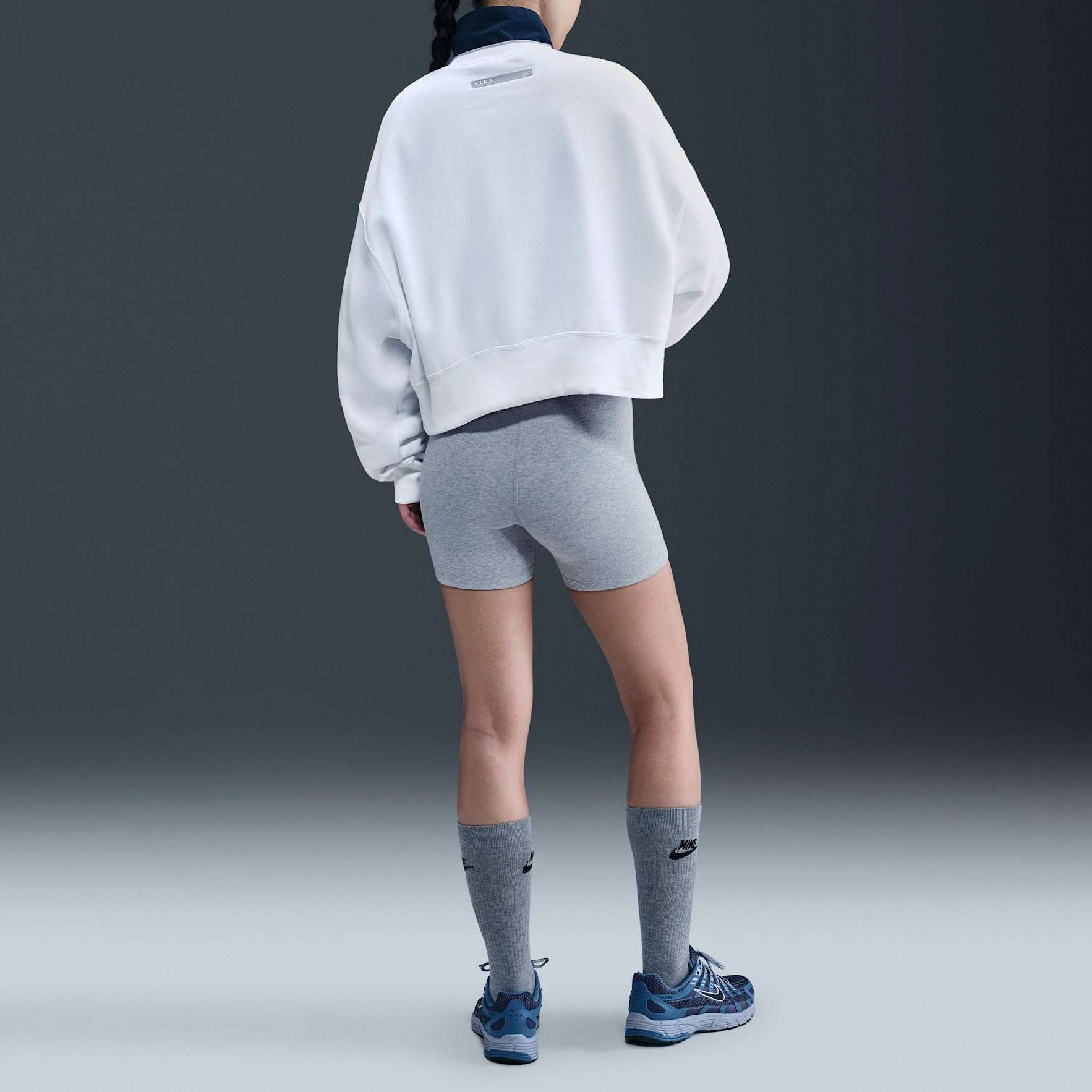 grey nike biker shorts women's