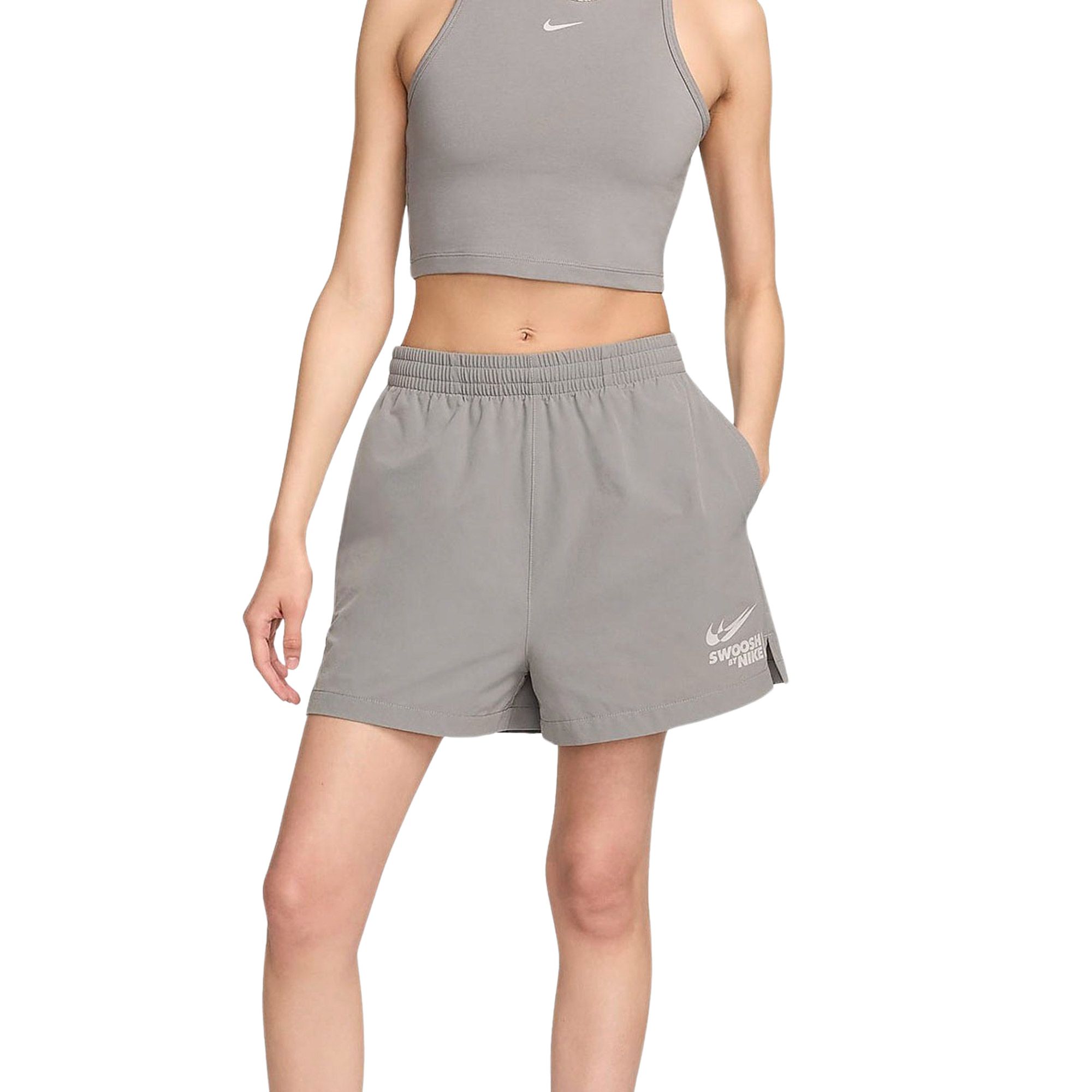 nike swoosh woven shorts