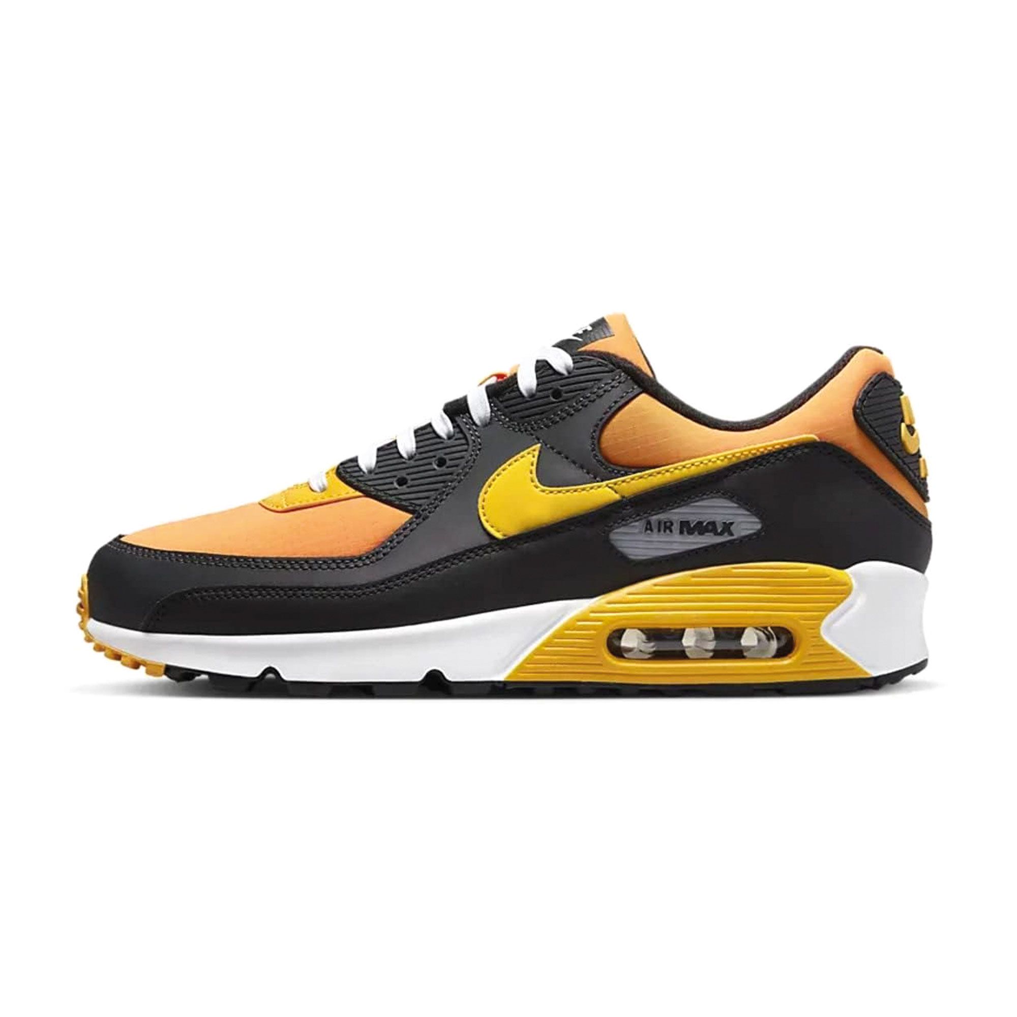 black and yellow air max men