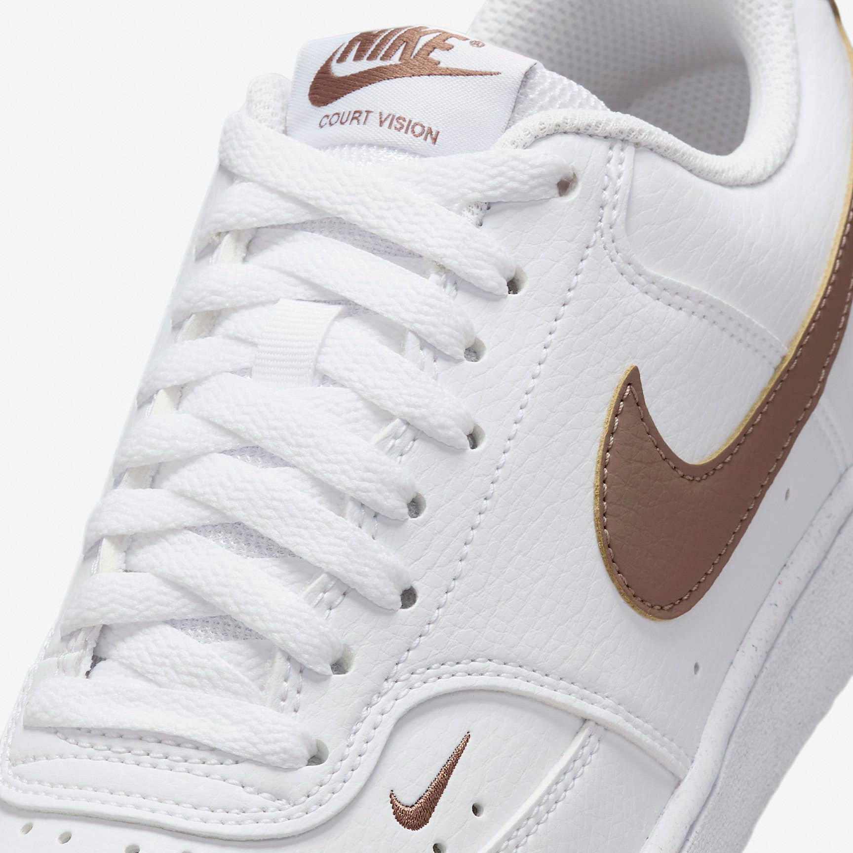 nike court vision low metallic