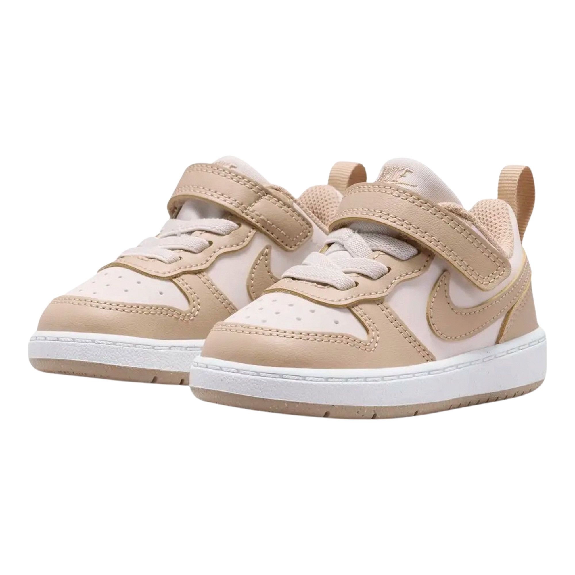 Nike Court Borough sneaker beige en wit