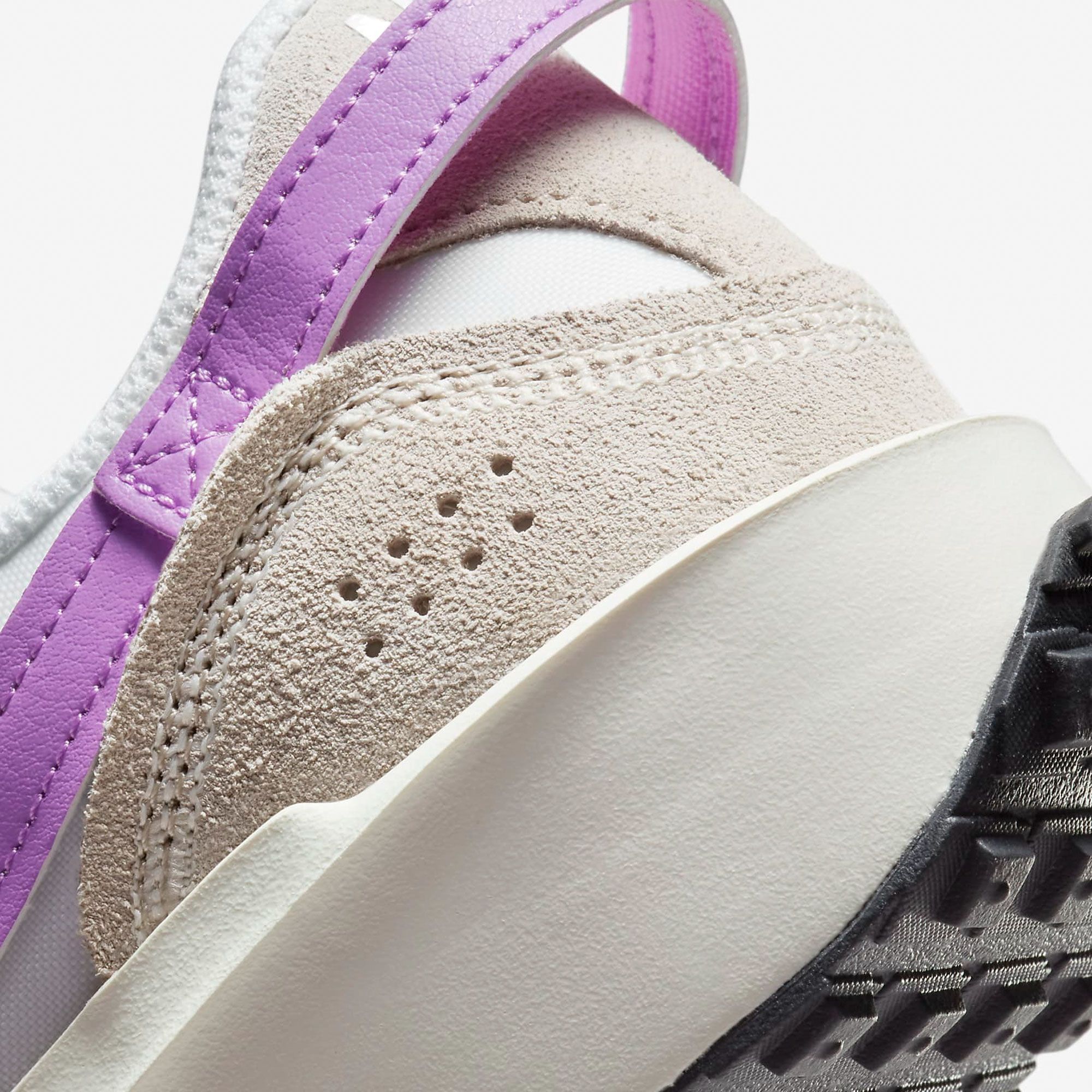 purple nike waffle
