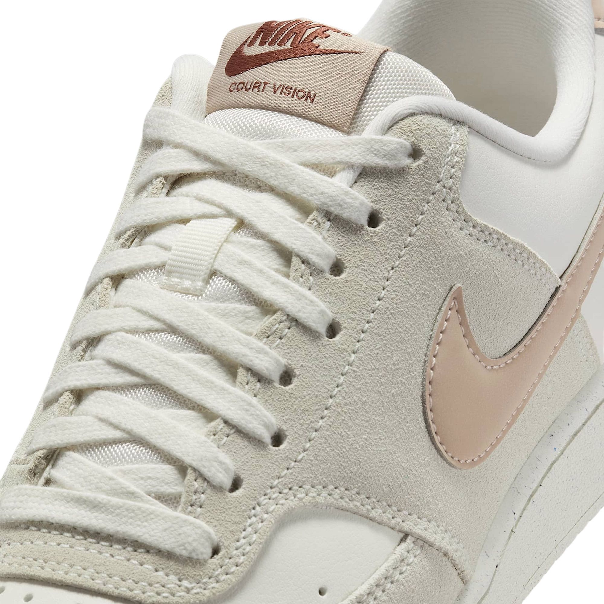 nike court vision low white and aura