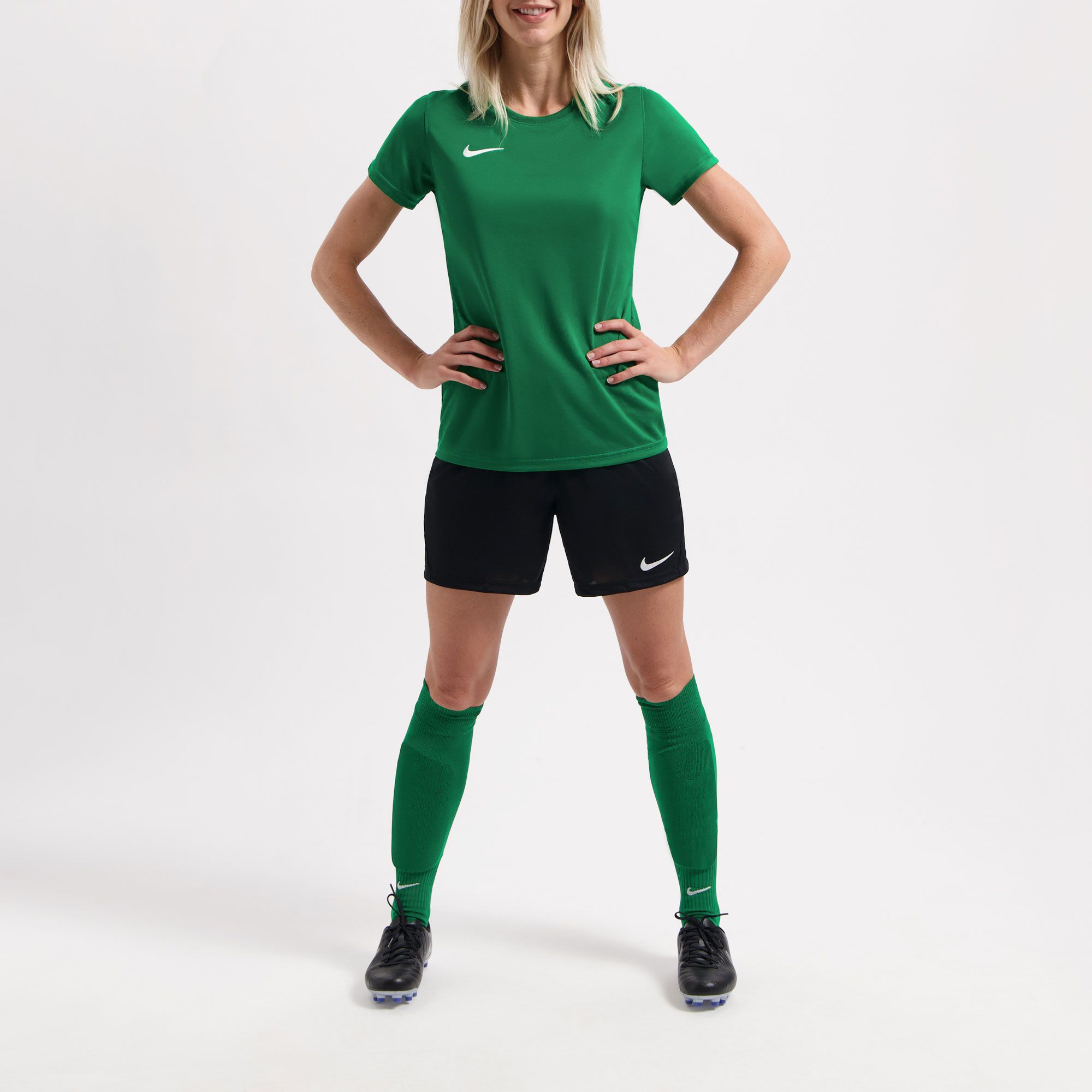 green nike socks football