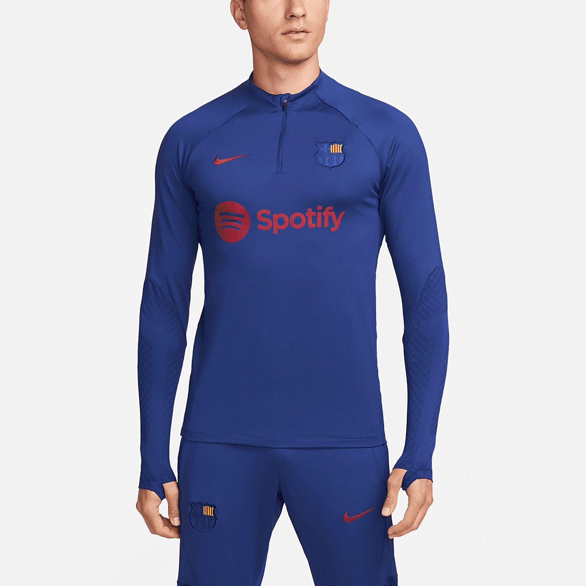 Nike FC Barcelona Strike Trainingspullover Herren