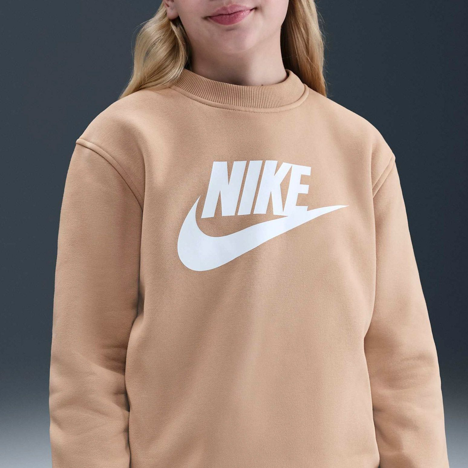 tan nike sweater