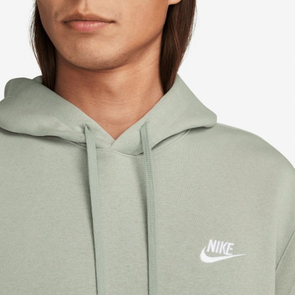 nike club fleece ash green