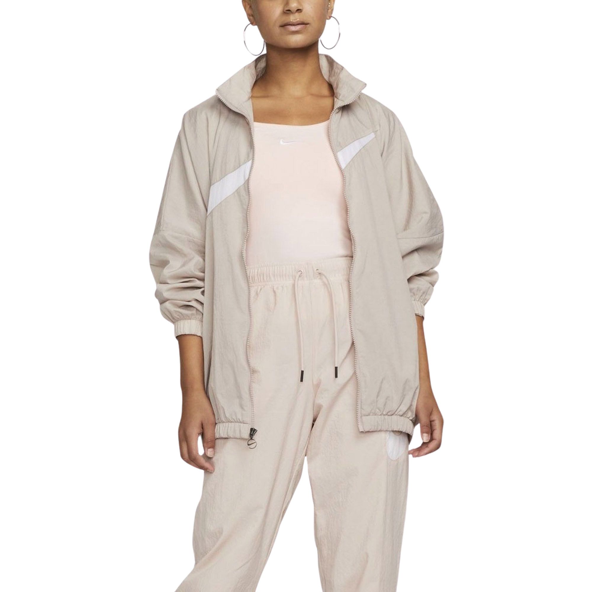 nike beige tracksuit womens