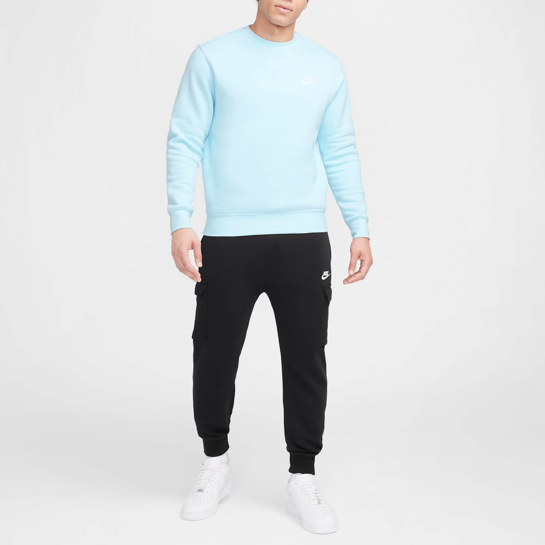 nike club fleece crew sweatshirt