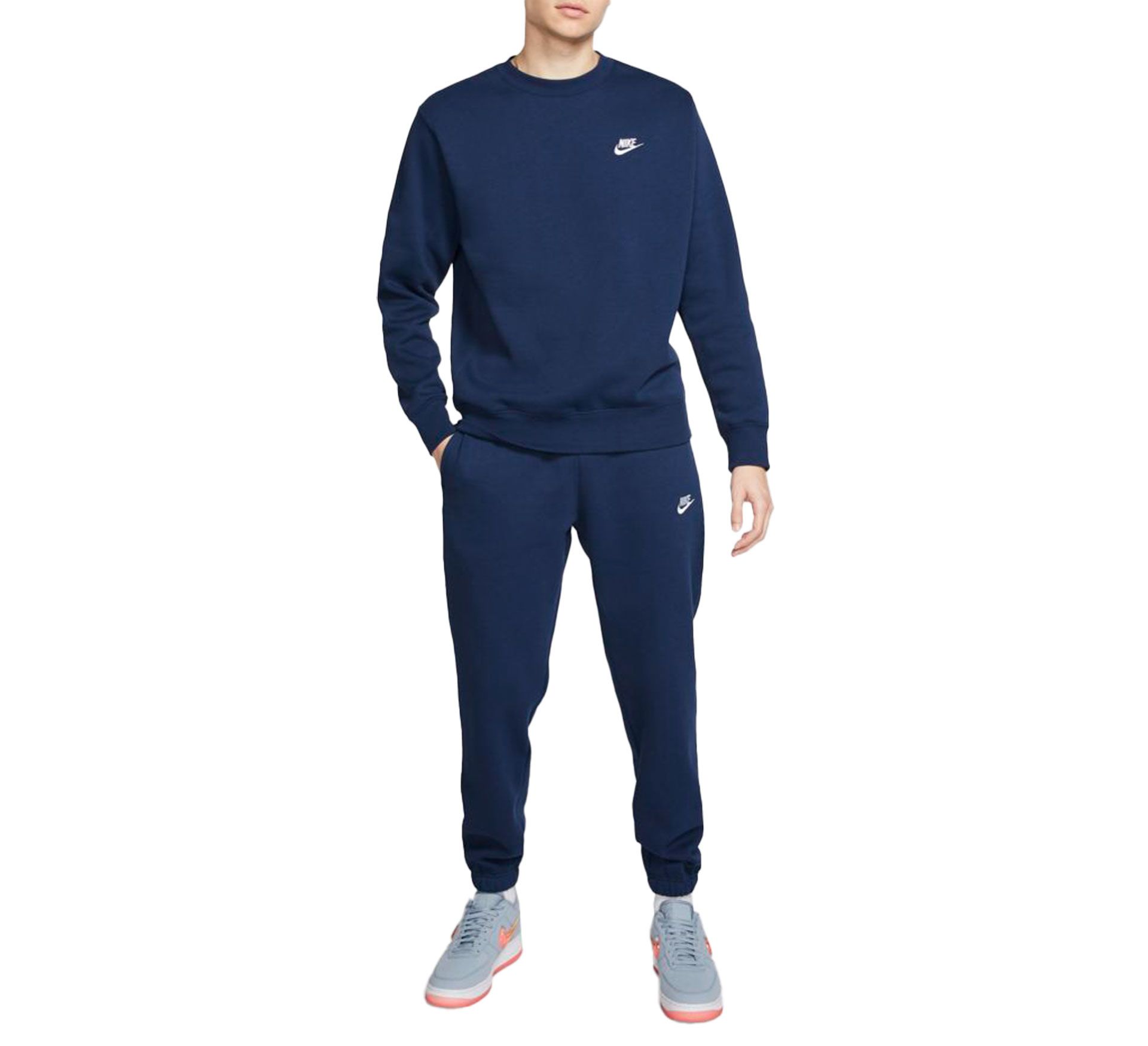 Nike Sportswear Club Fleece Crew Sweater Heren