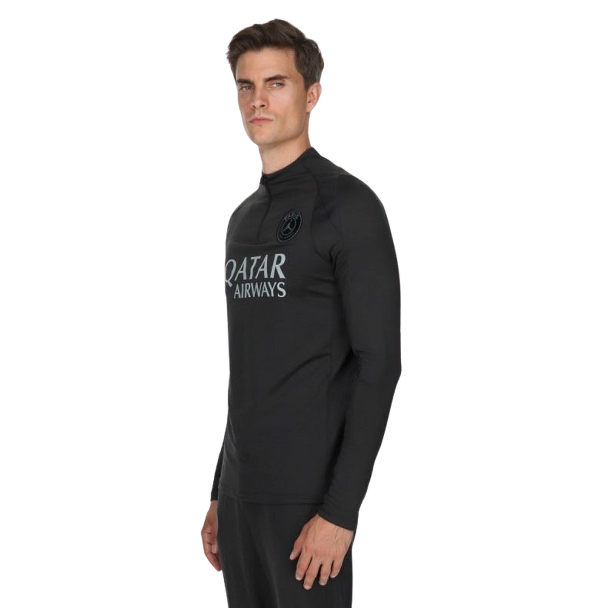 nike psg drill top black