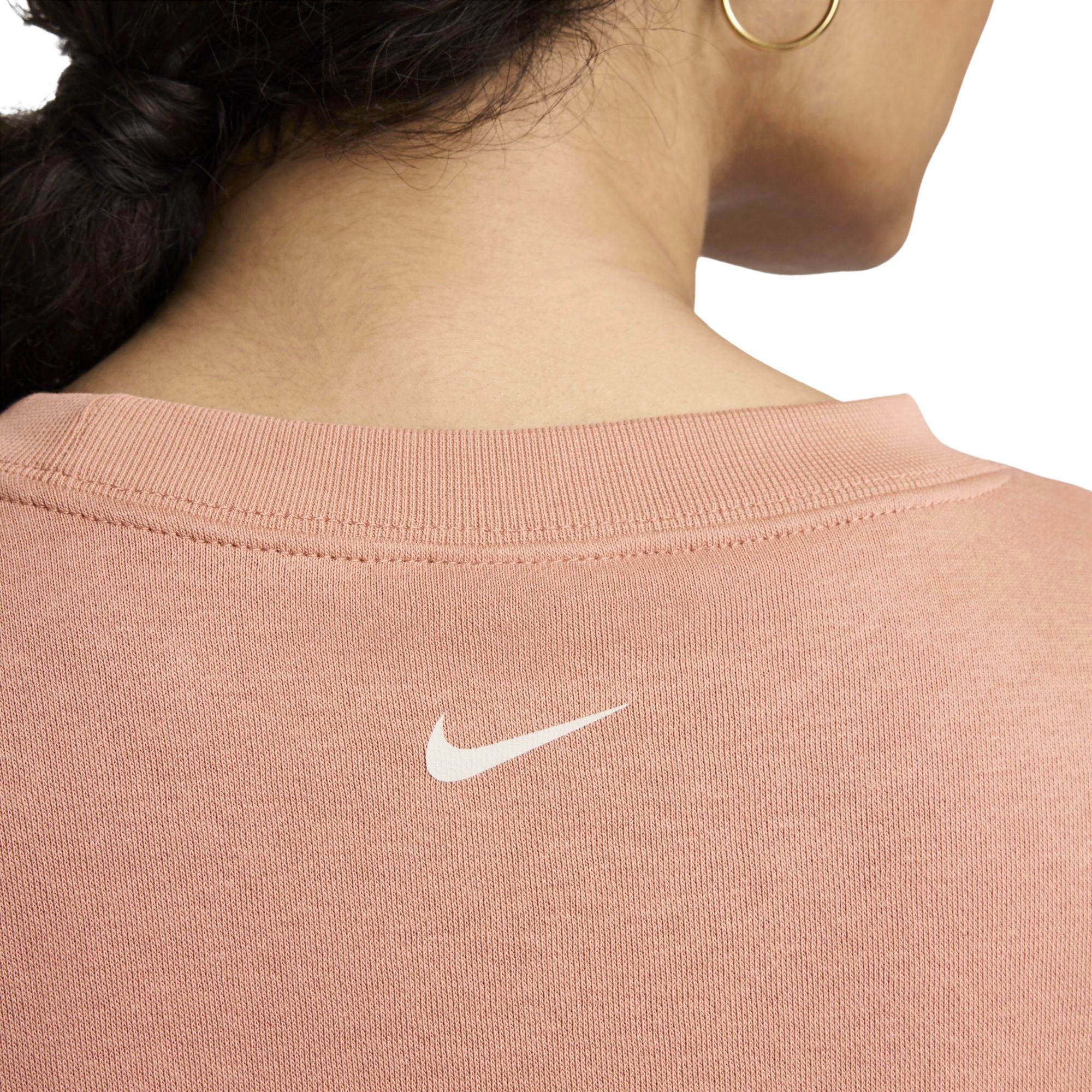 nike oversized boxy sweatshirt oatmeal