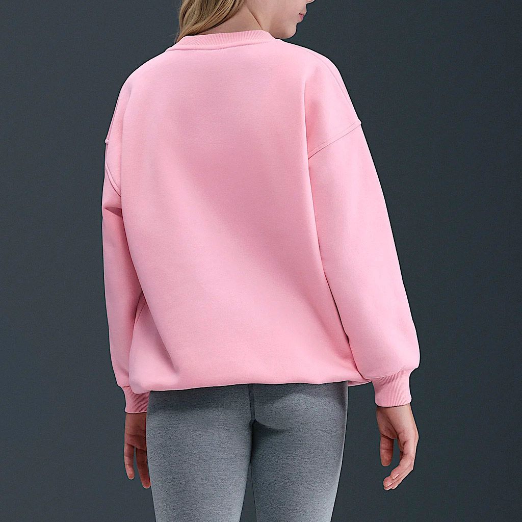 pink nike flame sweatshirt