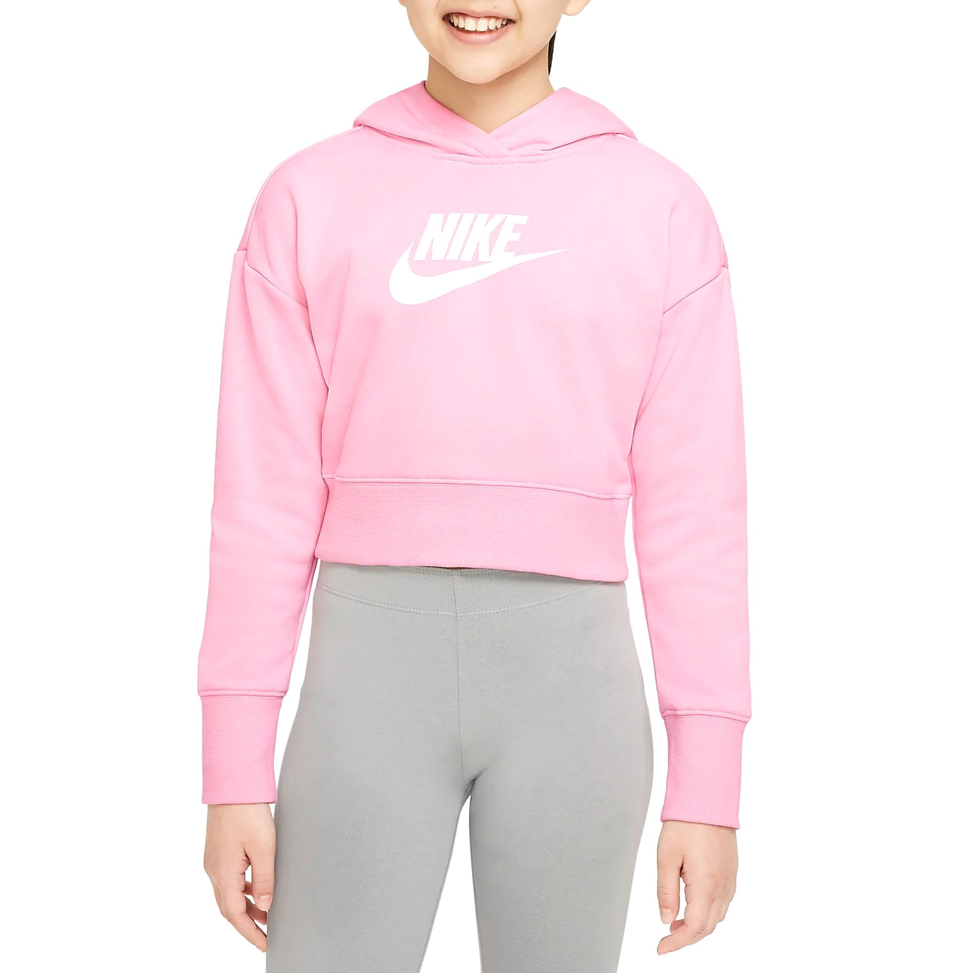 Nike Sportswear Club Crop Hoodie Meisjes