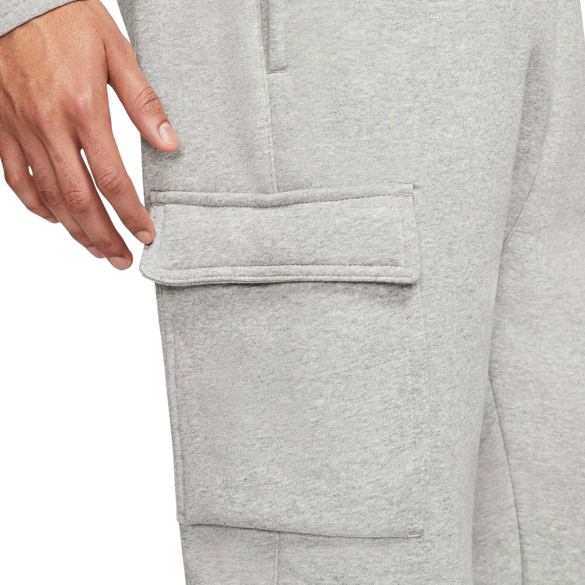 nike mens fleece cargo joggers