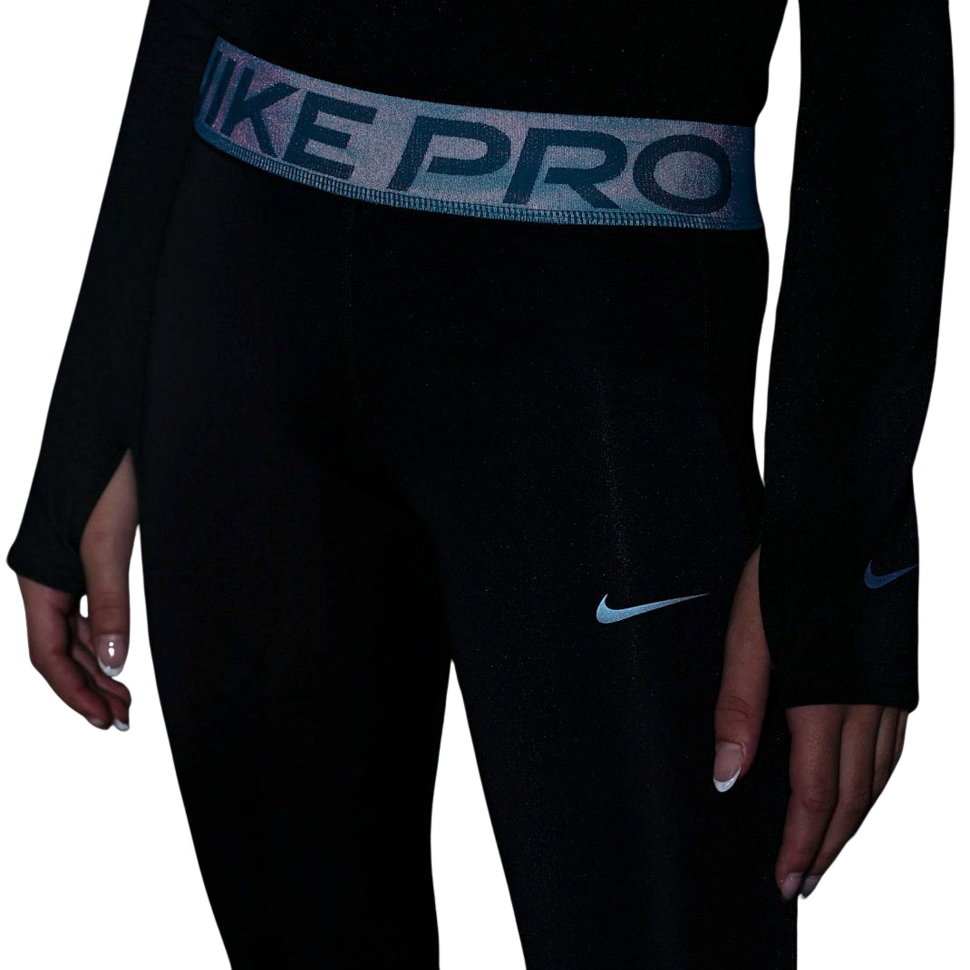 nike pro black leggins