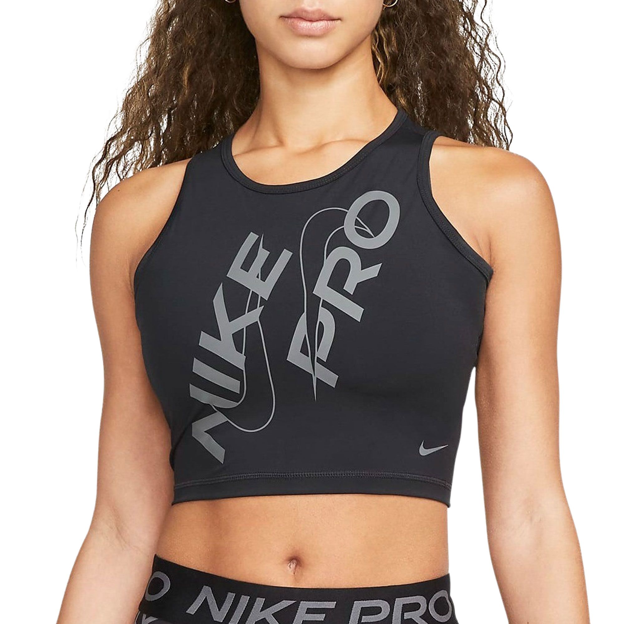 Nike Pro Dri-FIT One Cropped Tanktop Dames