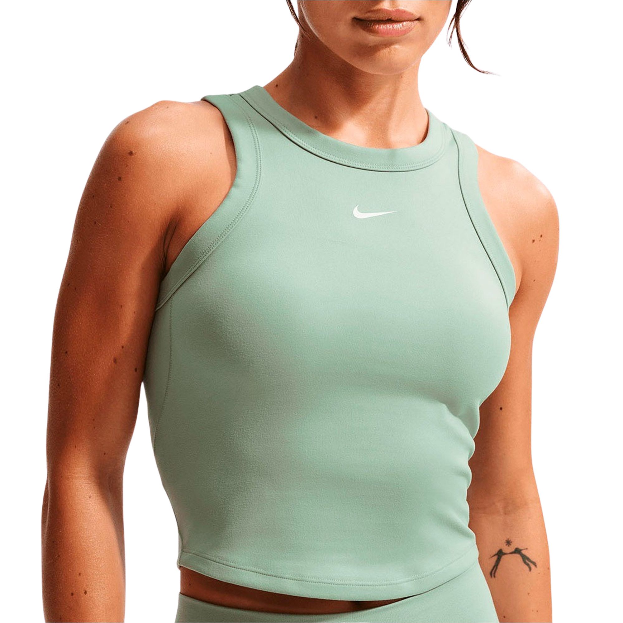 Nike One Fitted Dri-FIT Cropped Tanktop Dames