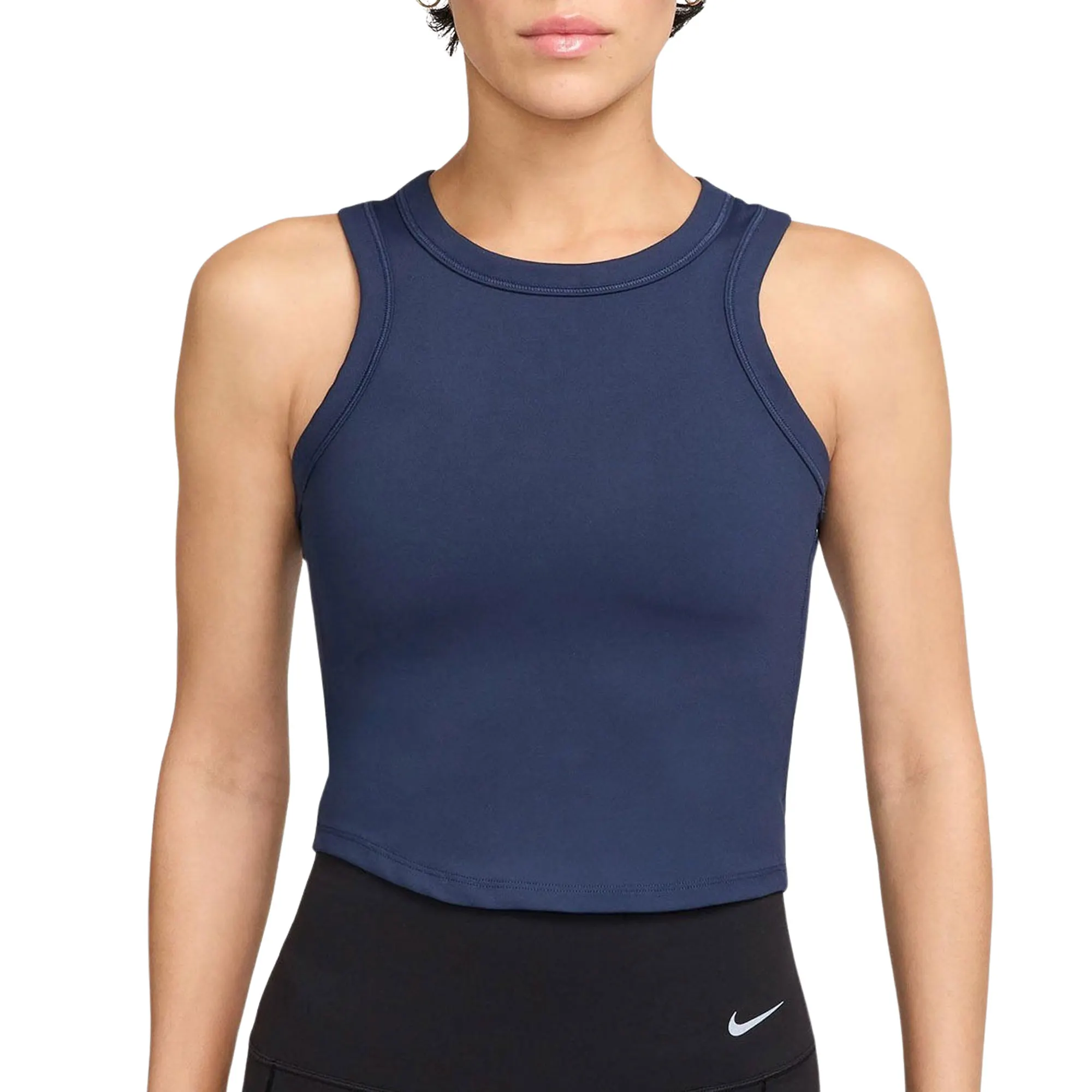 Nike One Fitted Dri-FIT Cropped Tanktop Dames
