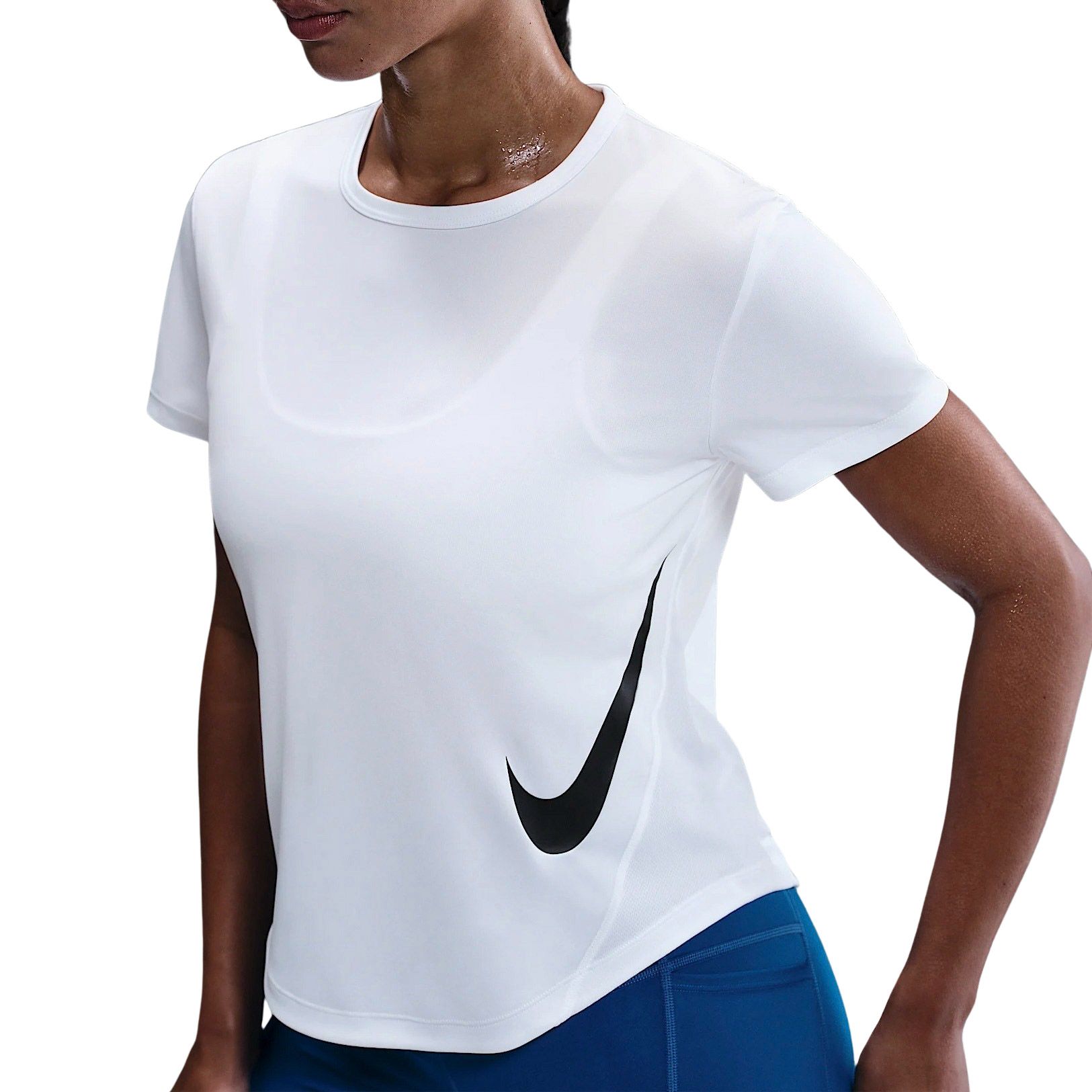 Nike Tempo Swoosh Dri-Fit Short Sleeve Top Dames
