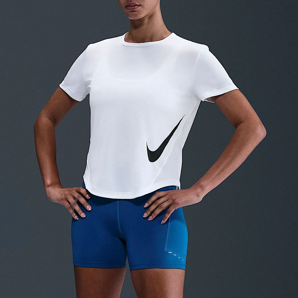 Nike Tempo Swoosh Dri-Fit Short Sleeve Top Dames