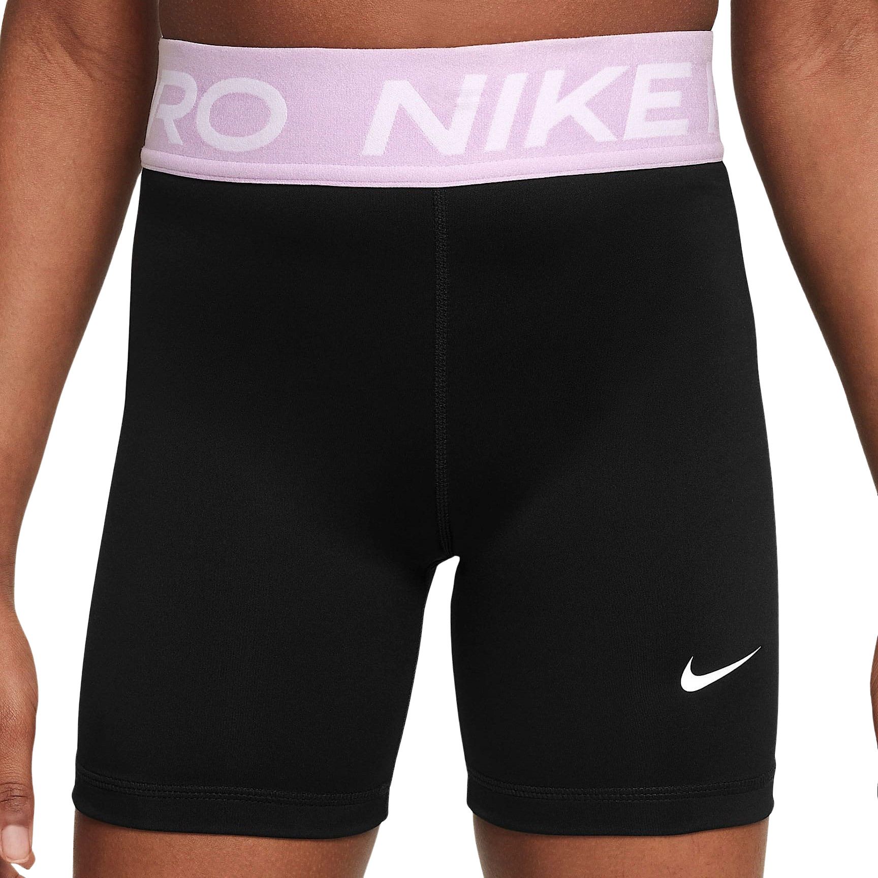 black and pink nike pros
