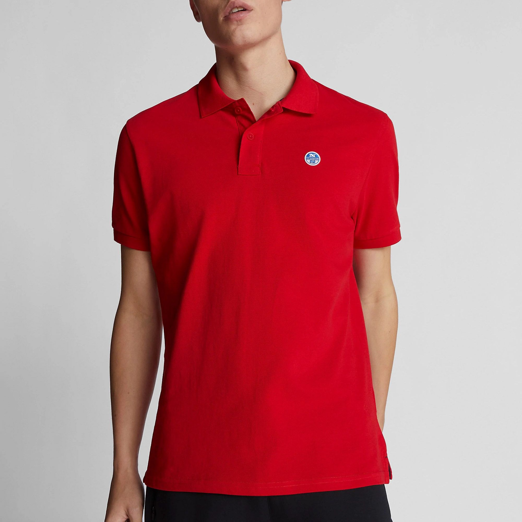 North Sails Organic Piqué Polo Heren