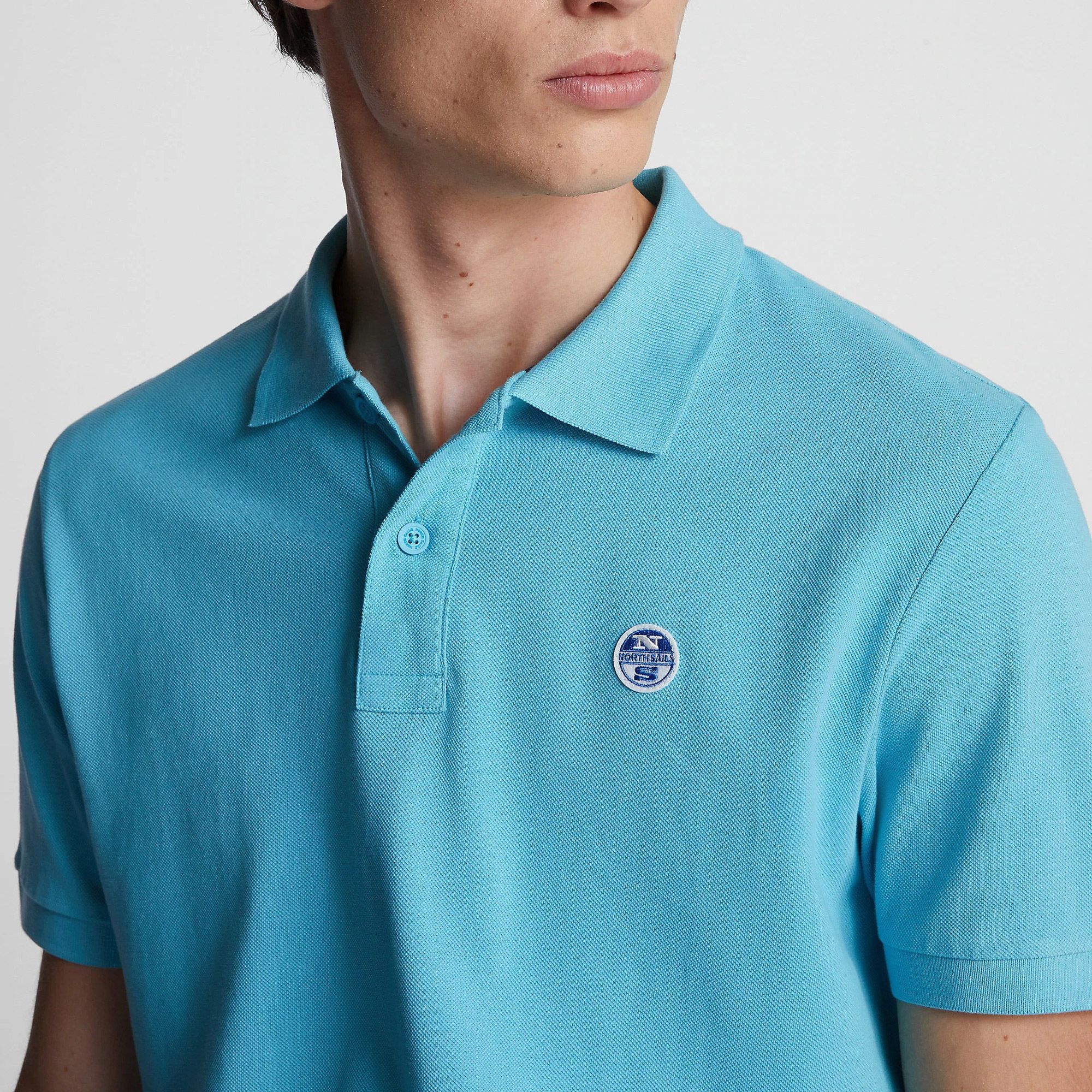 North Sails Organic Piqué Polo Heren