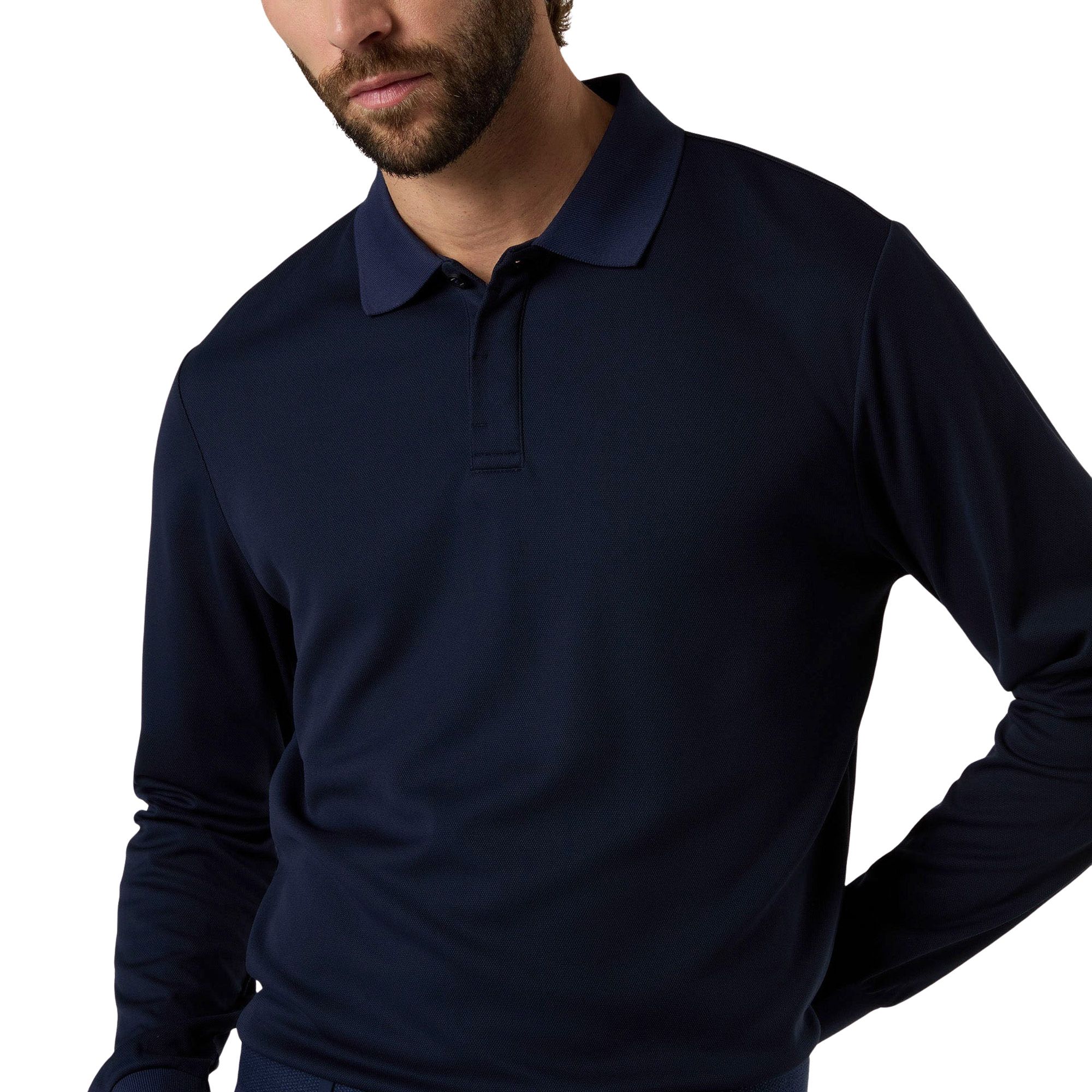 North Sails LS Basic Polo Heren