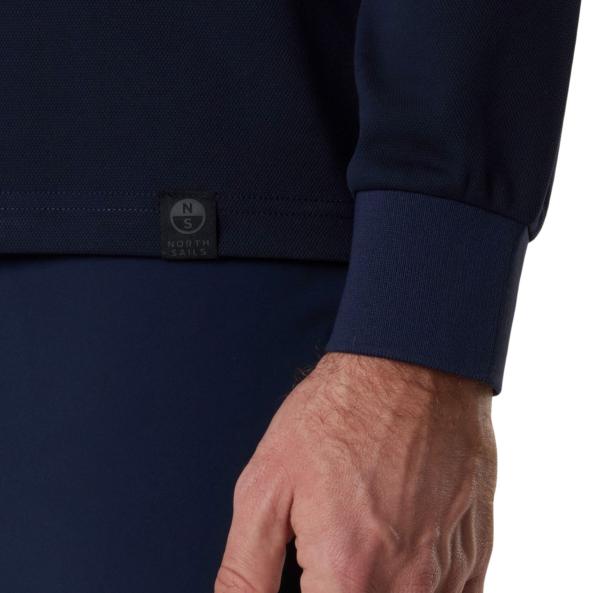 North Sails LS Basic Polo Heren
