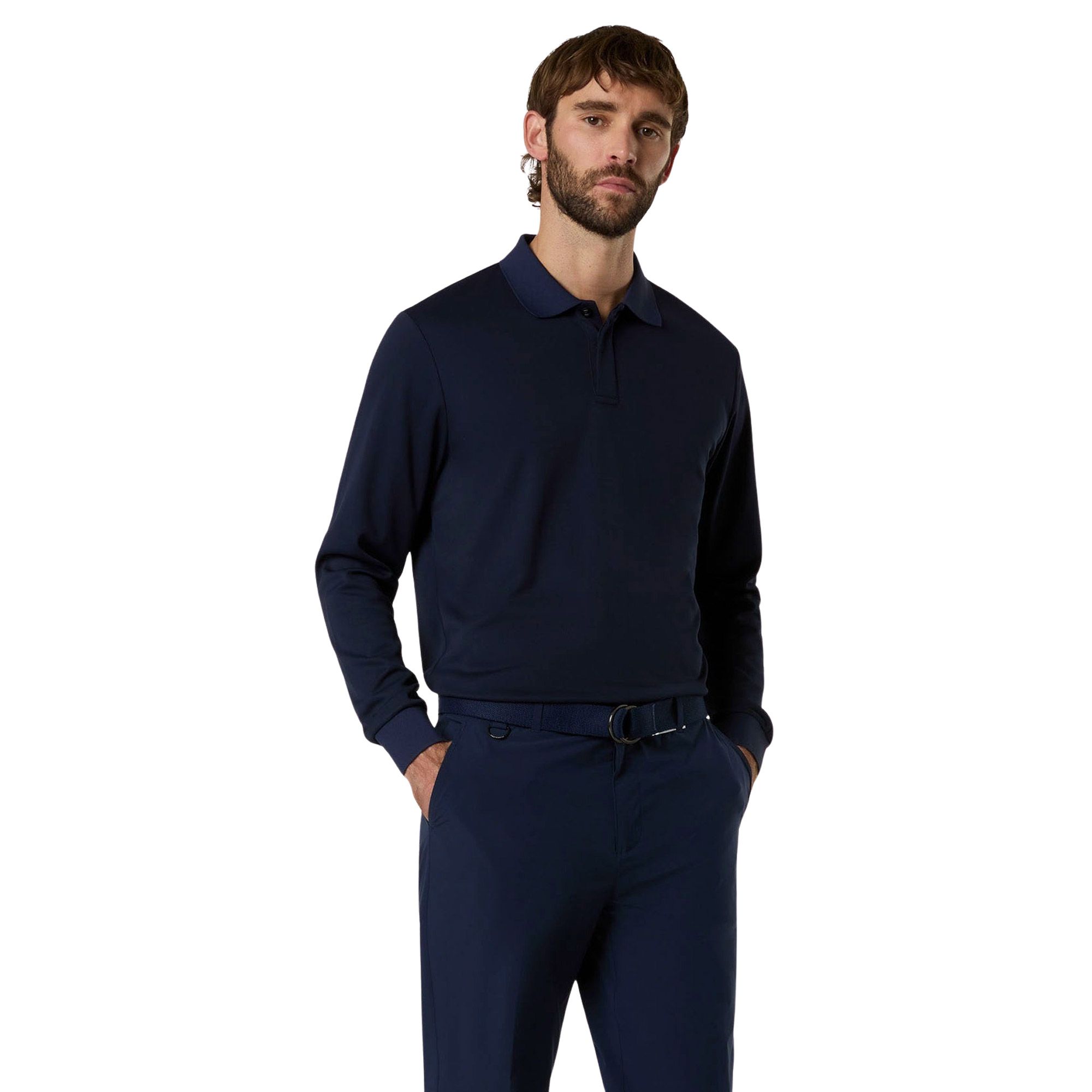 North Sails LS Basic Polo Heren
