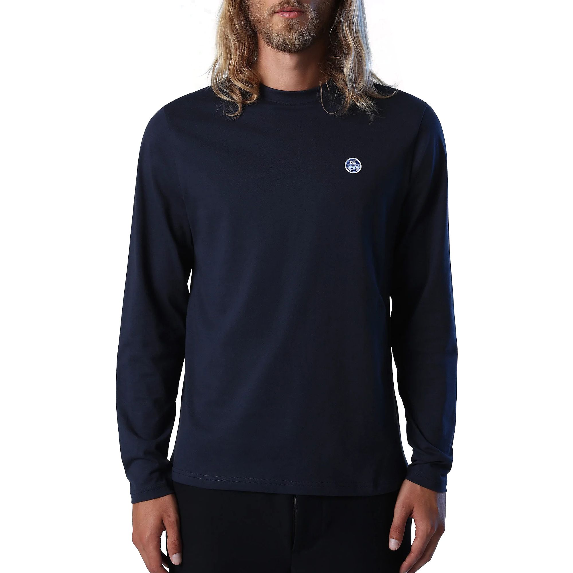 North Sails Chest Logo Longsleeve Shirt Heren