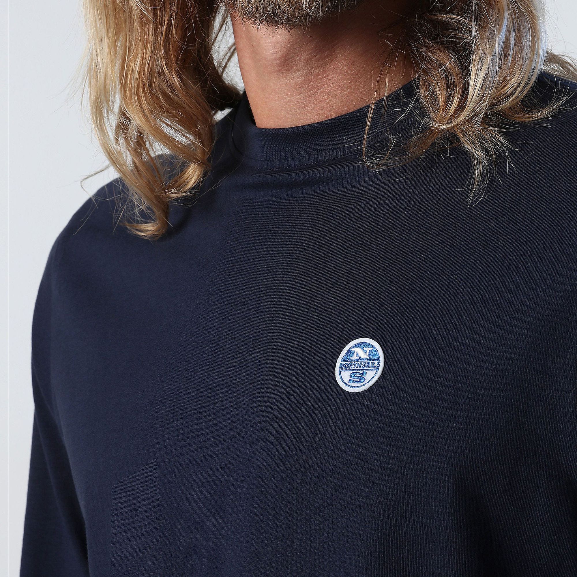 North Sails Chest Logo Longsleeve Shirt Heren