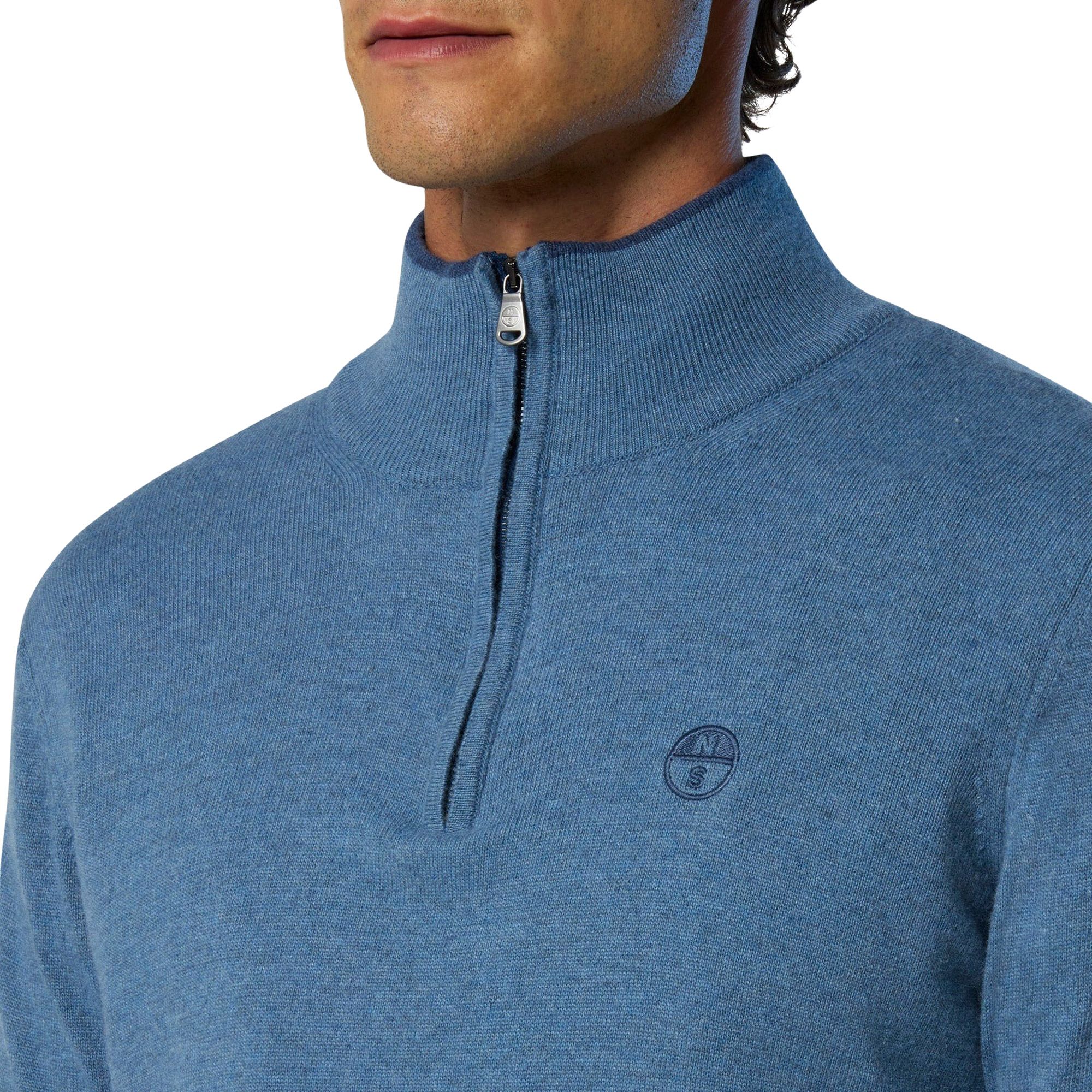 North Sails Knit Half Zip Sweater Heren