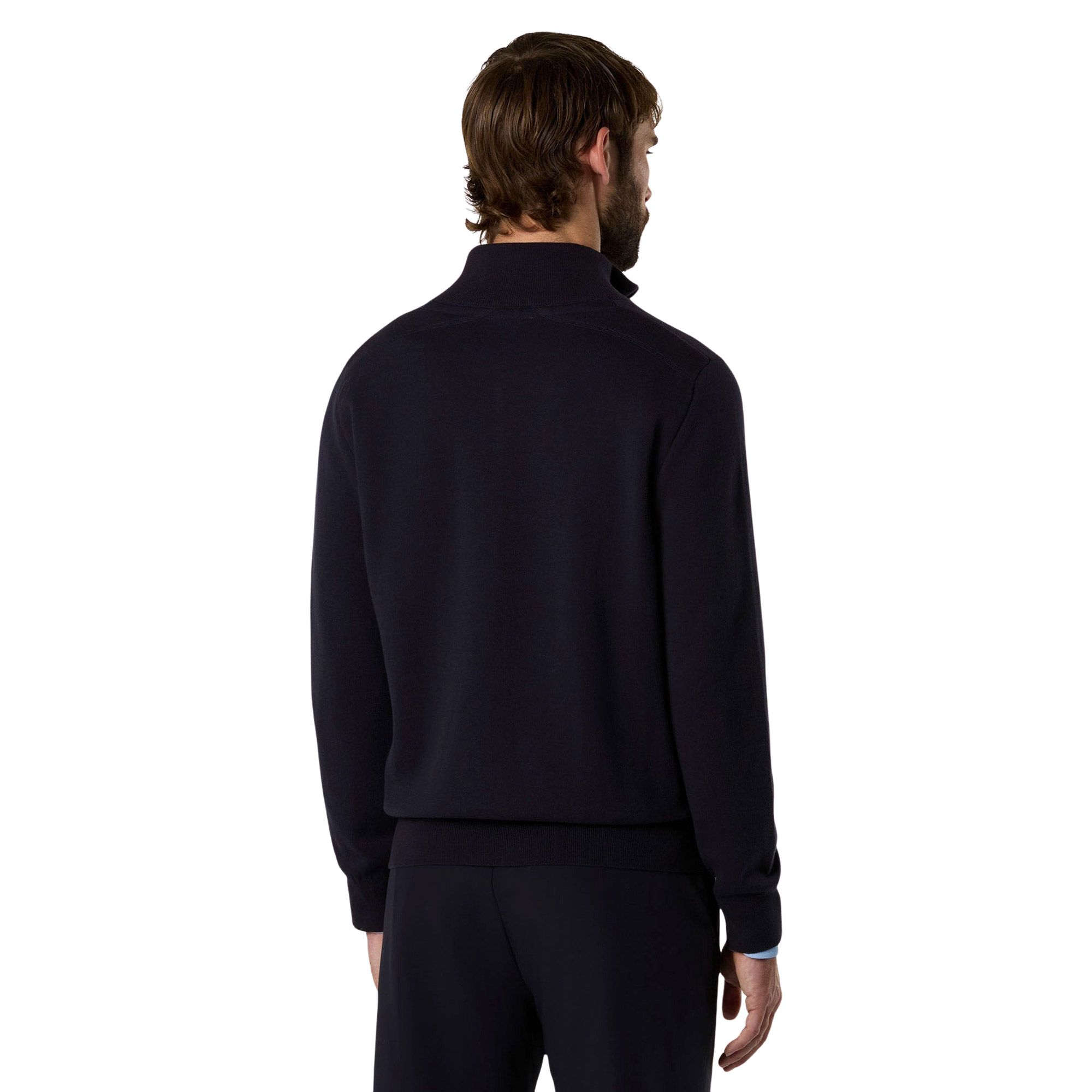 North Sails Bonded Full-zip Sweater Heren